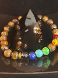 Tiger Eye Chakra Healing Bracelet – Strength, Protection & Balanced Energy (8mm) | | Wiccan Center