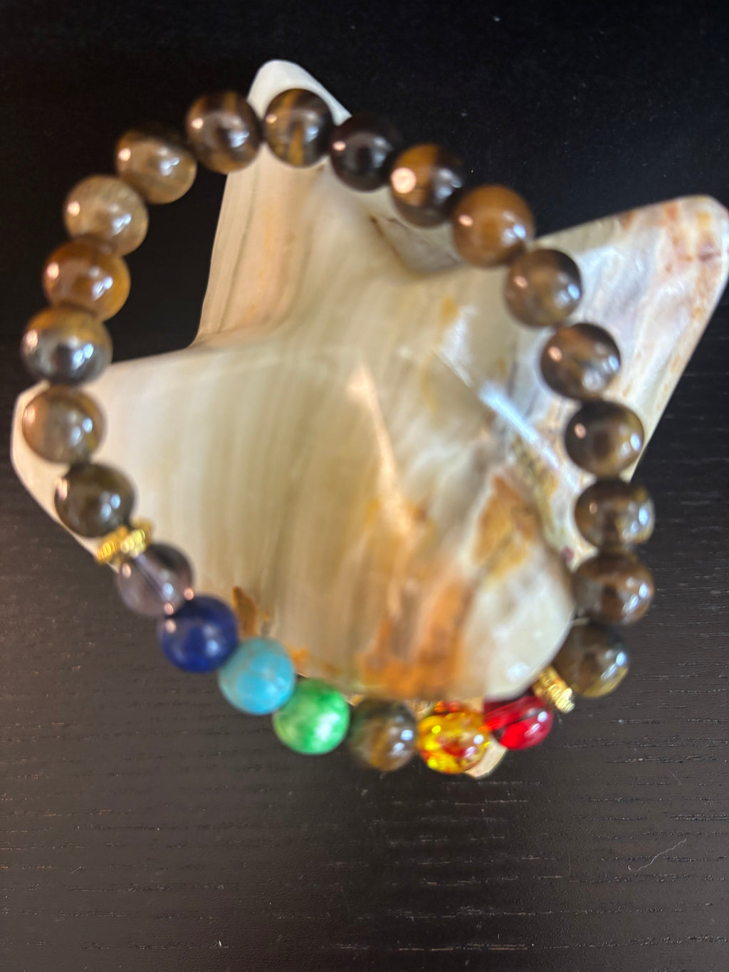 Tiger Eye Chakra Healing Bracelet – Strength, Protection & Balanced Energy (8mm) | | Wiccan Center