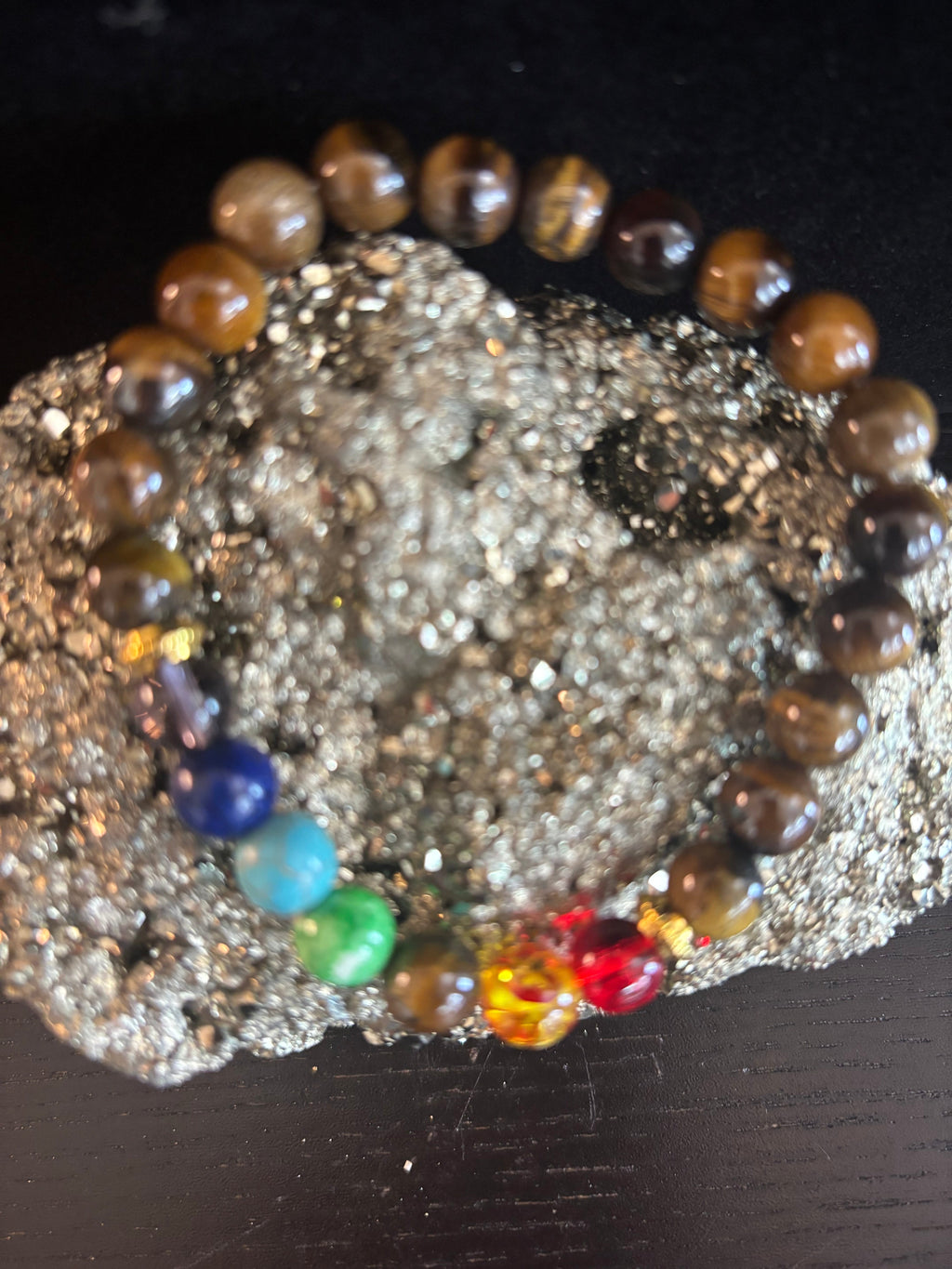 Tiger Eye Chakra Healing Bracelet – Strength, Protection & Balanced Energy (8mm) | | Wiccan Center
