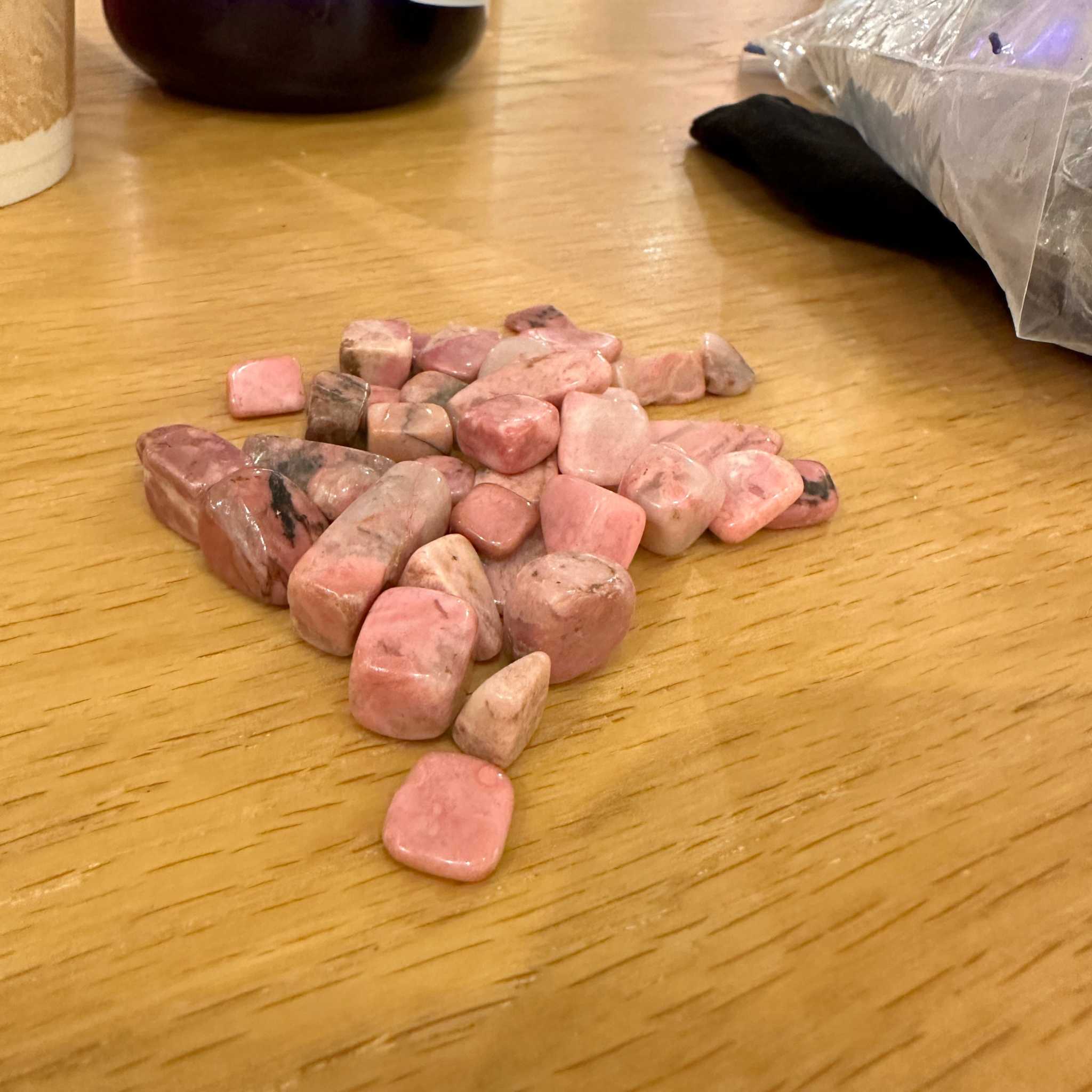 Rhodonite Pebble Tumbled Stone | Tumbled Stones | Wiccan Center