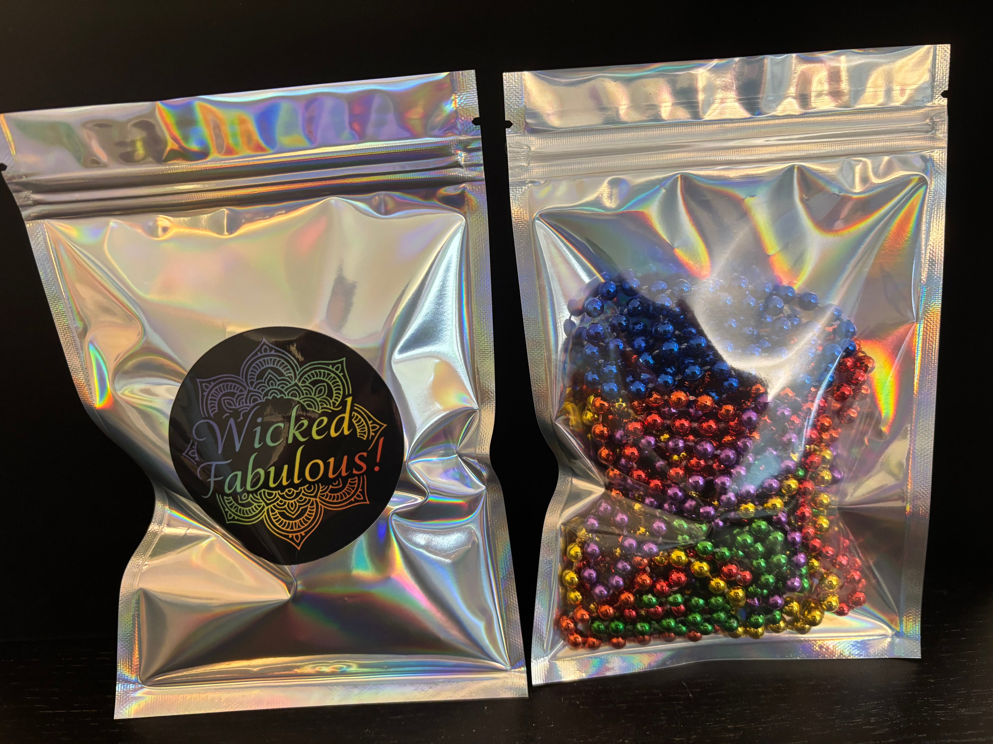 Pride Mardi Gras Bead Pack – 6 Colorful Strands for Celebration & Joy 🌈🎭 | | Wiccan Center