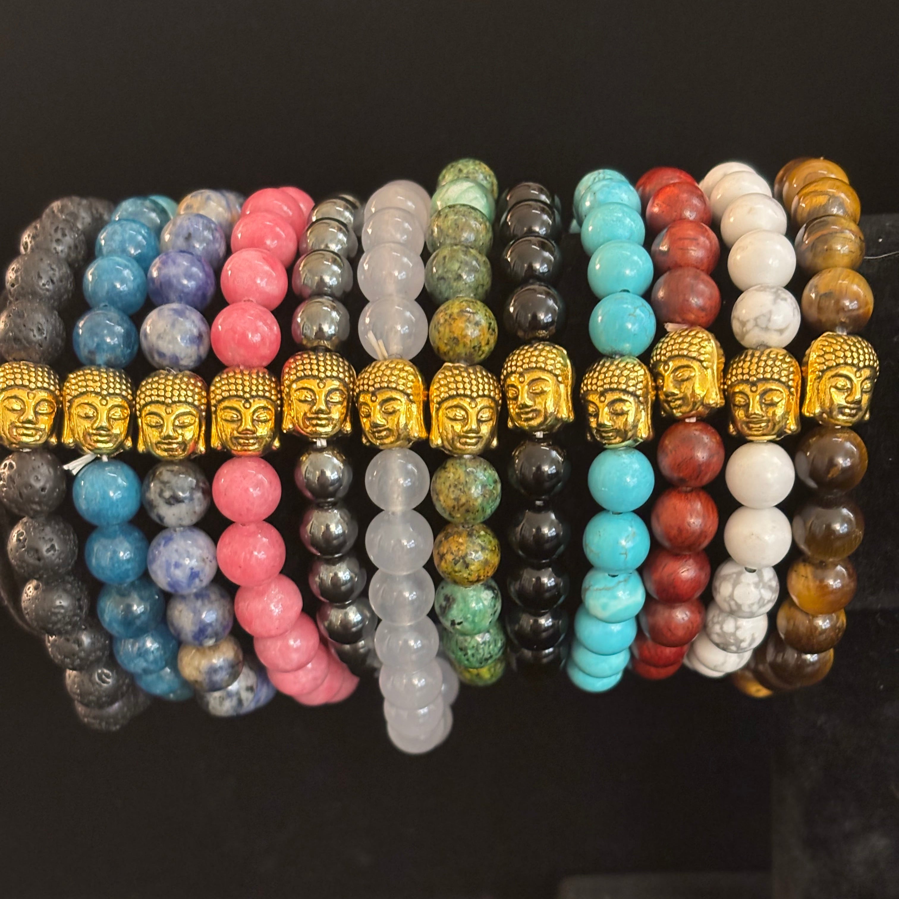 Handmade Gemstone Buddha Bracelets | | Wiccan Center