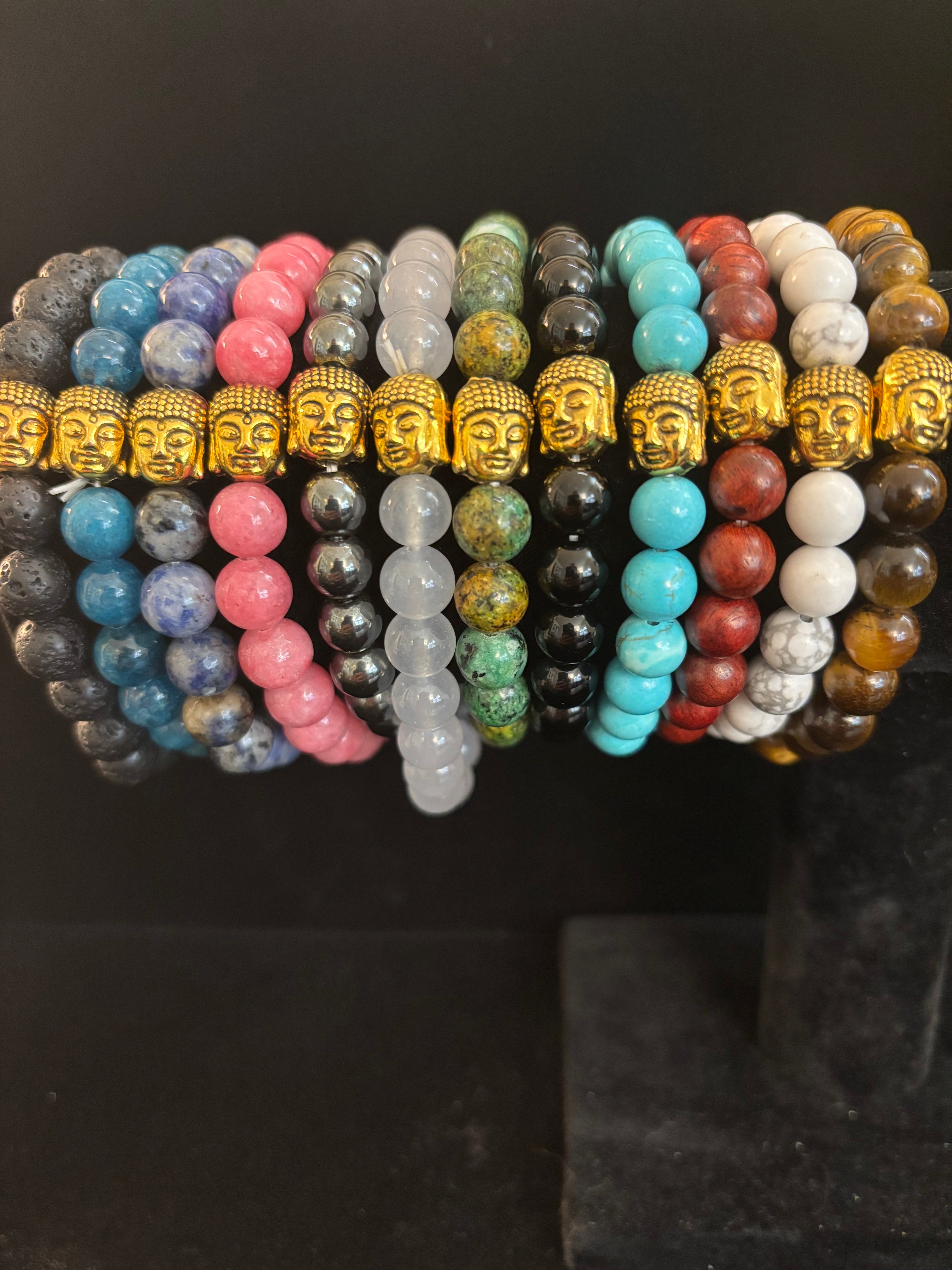 Handmade Gemstone Buddha Bracelets | | Wiccan Center