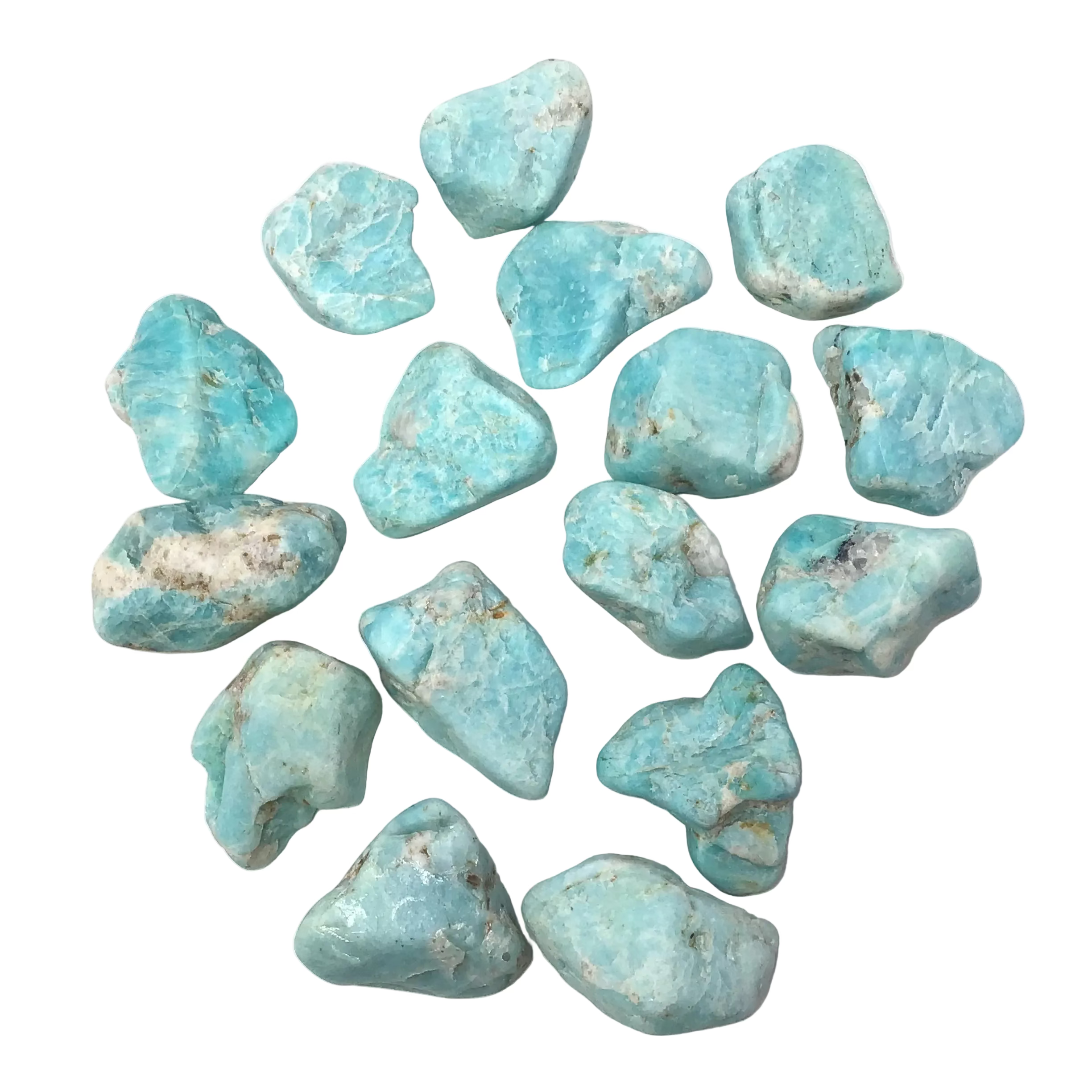 Matte Finish Tumbled Amazonite with Mica Inclusions | Crystals & Minerals > Specimens | Wiccan Center