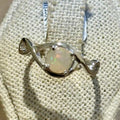 Ethiopian Opal Round Infinity-Twist Ring – Sterling Silver – Size 8 | Rings | Wiccan Center