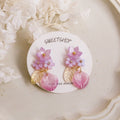 SALE - Light Purple Sakura Earrings