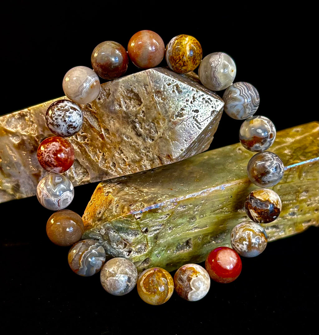 Pure Mexican Agate (6.5"-7.25" Small to Medium Wrists) | | Wiccan Center