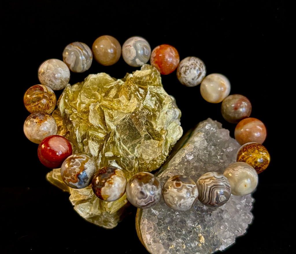 Pure Mexican Agate (6.5"-7.25" Small to Medium Wrists) | | Wiccan Center