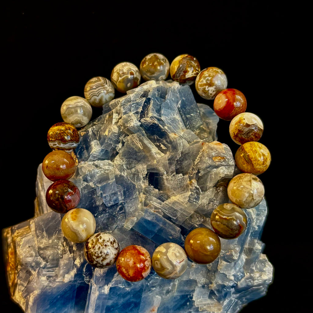 Pure Mexican Agate (6.5"-7.25" Small to Medium Wrists) | | Wiccan Center
