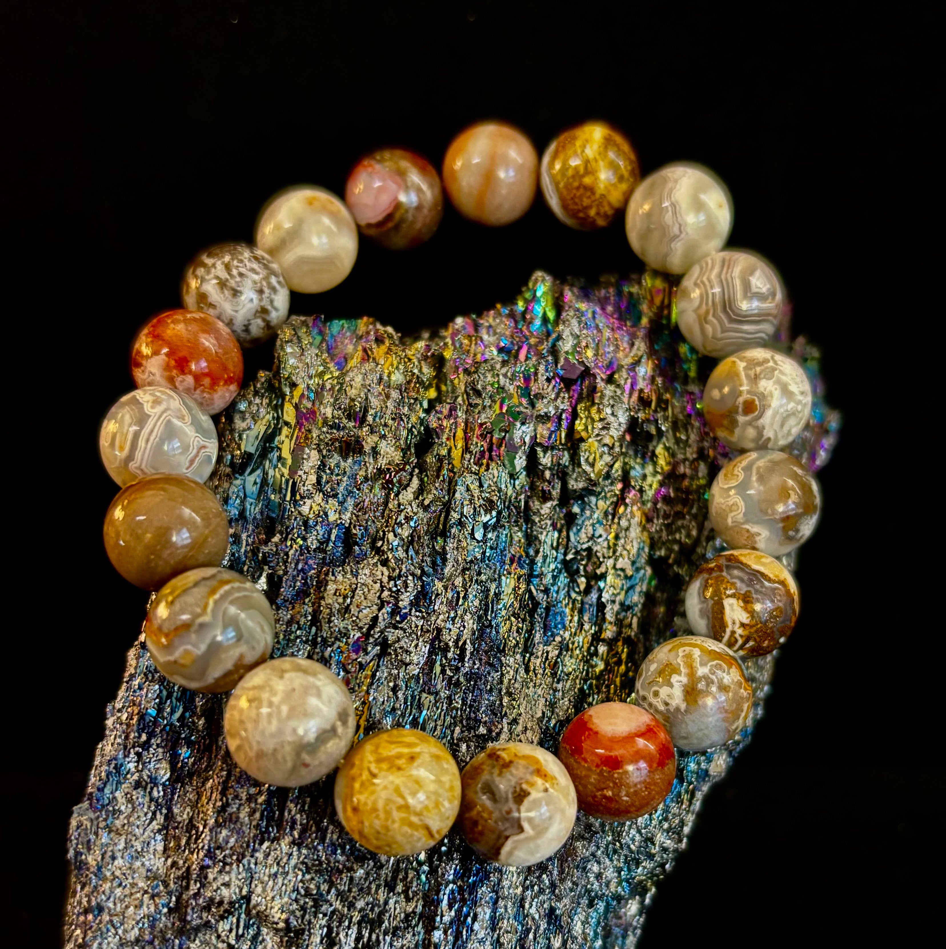 Pure Mexican Agate (6.5"-7.25" Small to Medium Wrists) | | Wiccan Center