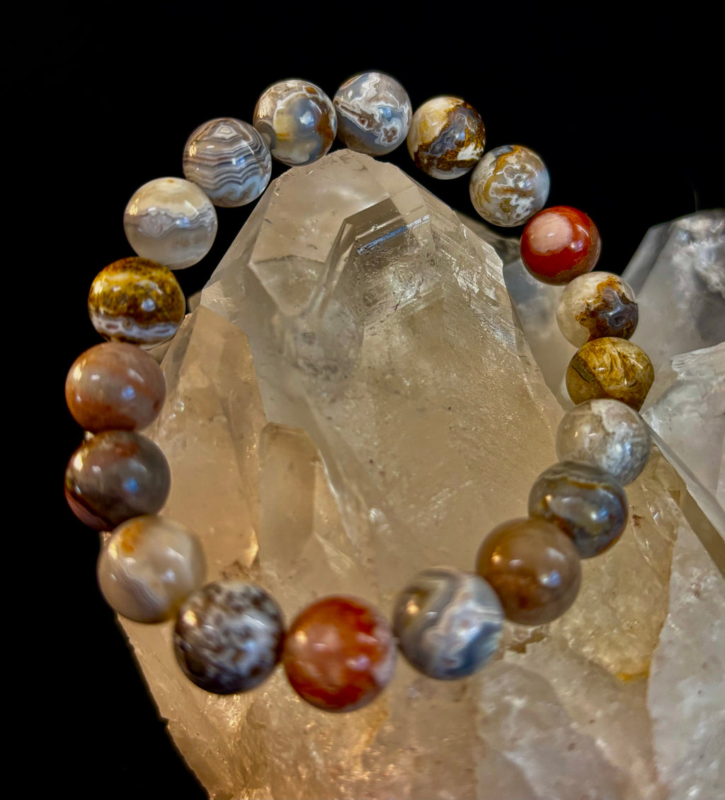 Pure Mexican Agate (6.5"-7.25" Small to Medium Wrists) | | Wiccan Center