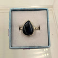 Sterling Silver Teardrop Pietersite Ring - Size 8 - Grounding, Transformative & Insightful | Rings | Wiccan Center