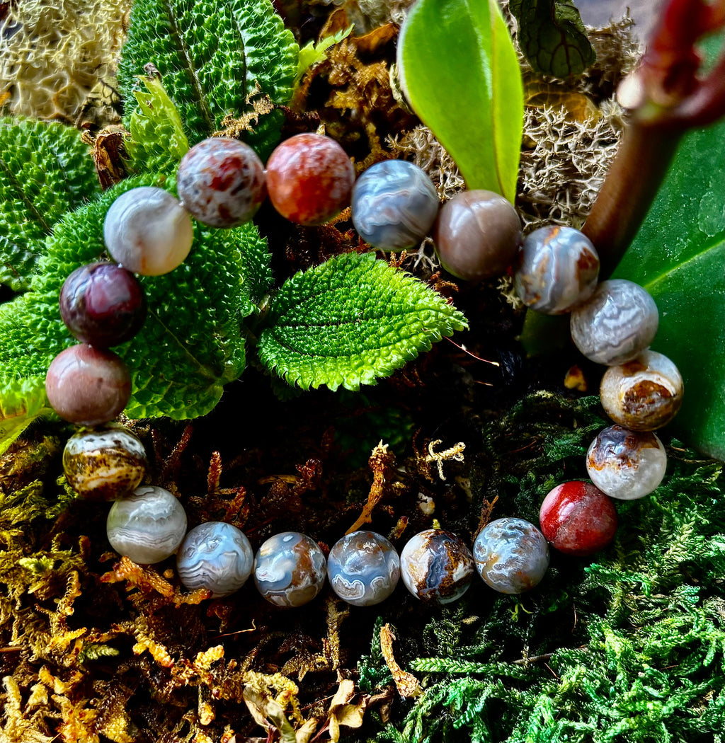 Pure Mexican Agate (6.5"-7.25" Small to Medium Wrists) | | Wiccan Center