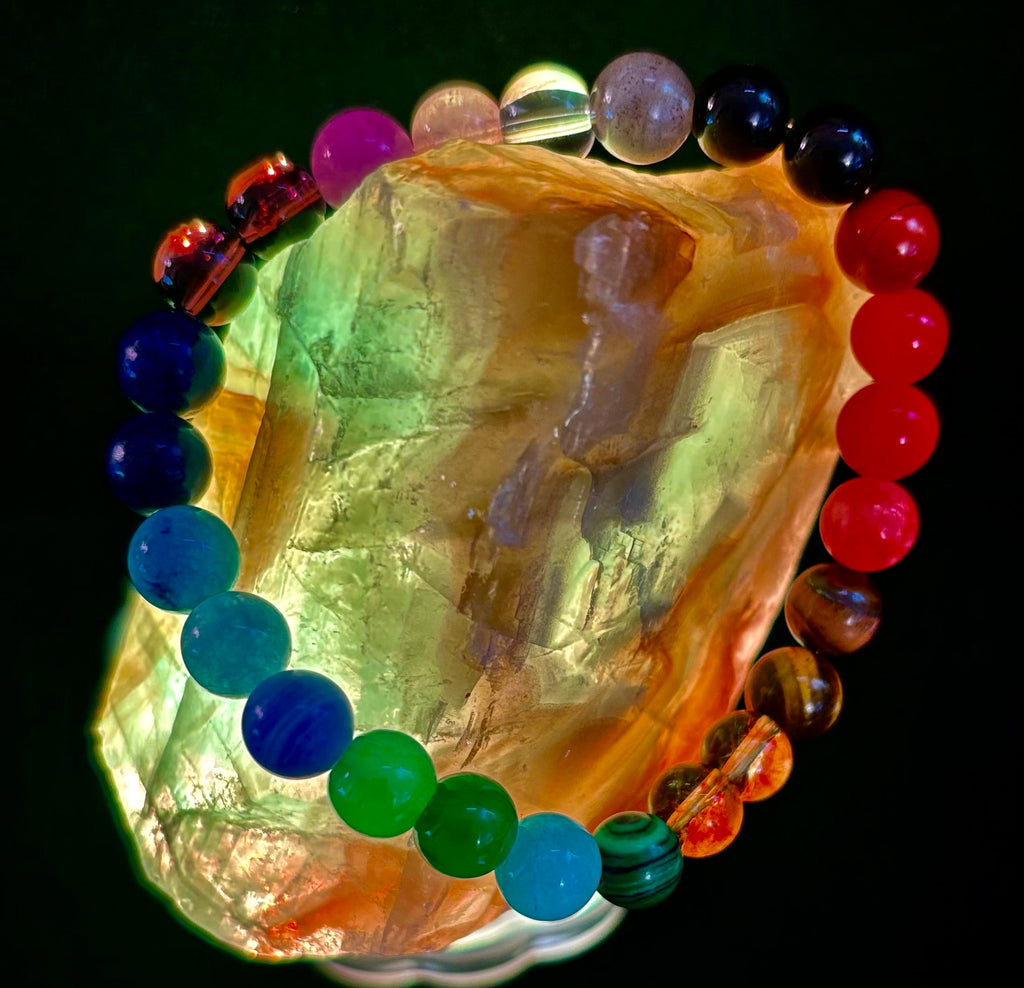 Bohemian Chakra Healing Bracelet – Energy Balance, Spiritual Wellness & Free-Spirited Style | | Wiccan Center