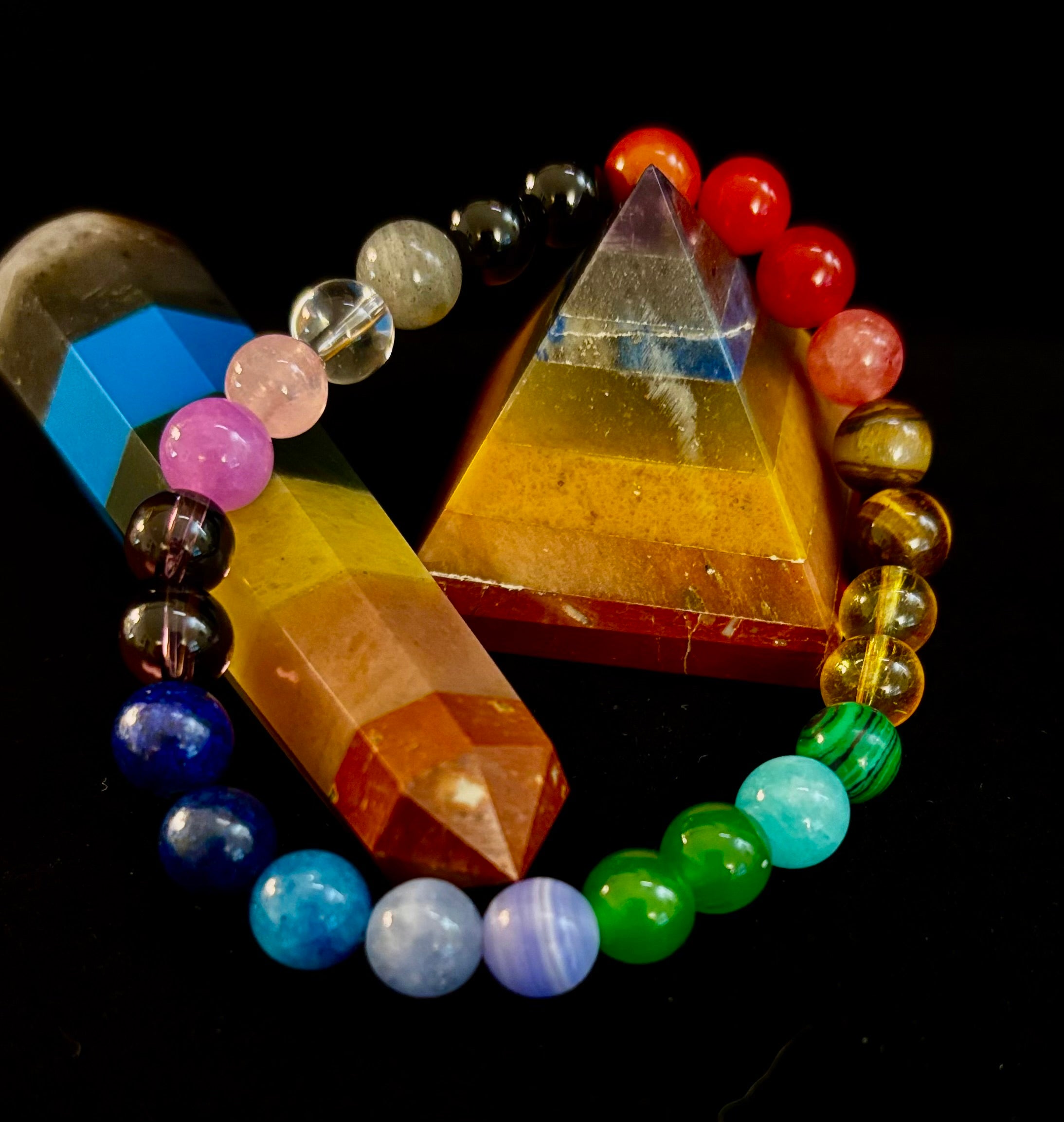 Bohemian Chakra Healing Bracelet – Energy Balance, Spiritual Wellness & Free-Spirited Style | | Wiccan Center
