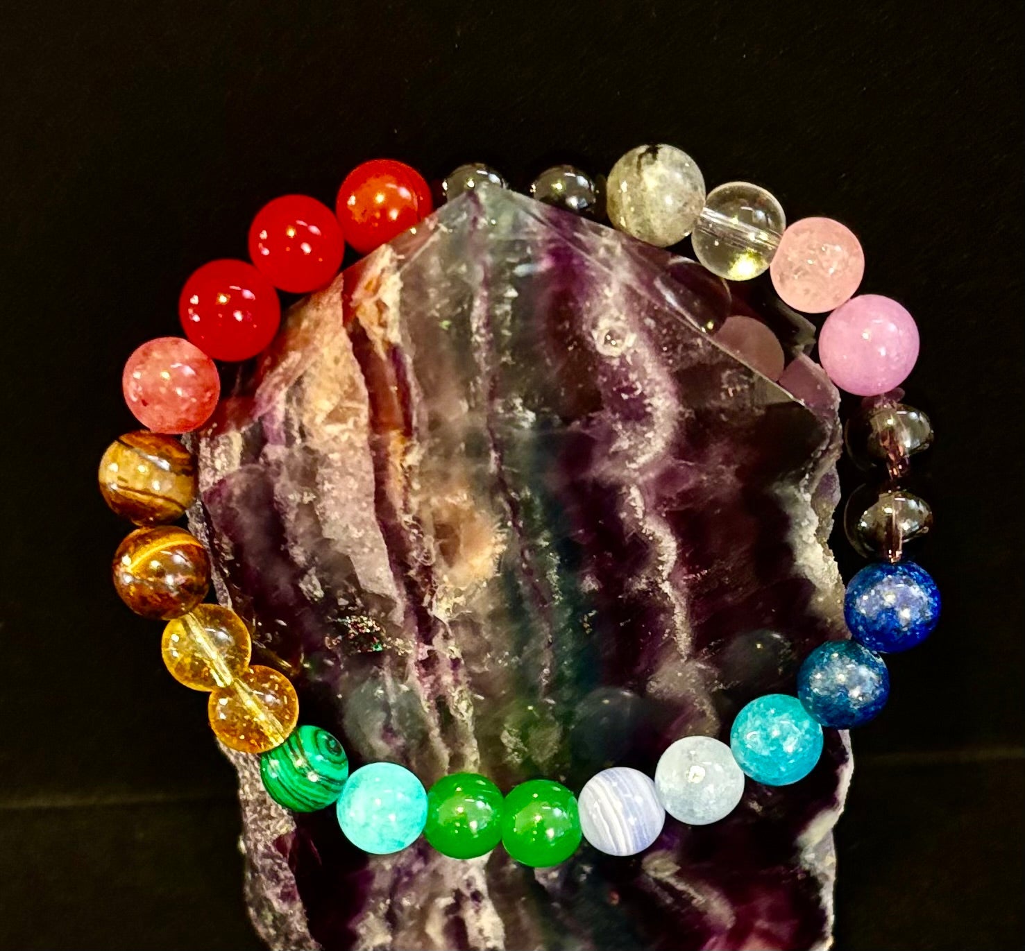 Bohemian Chakra Healing Bracelet – Energy Balance, Spiritual Wellness & Free-Spirited Style | | Wiccan Center