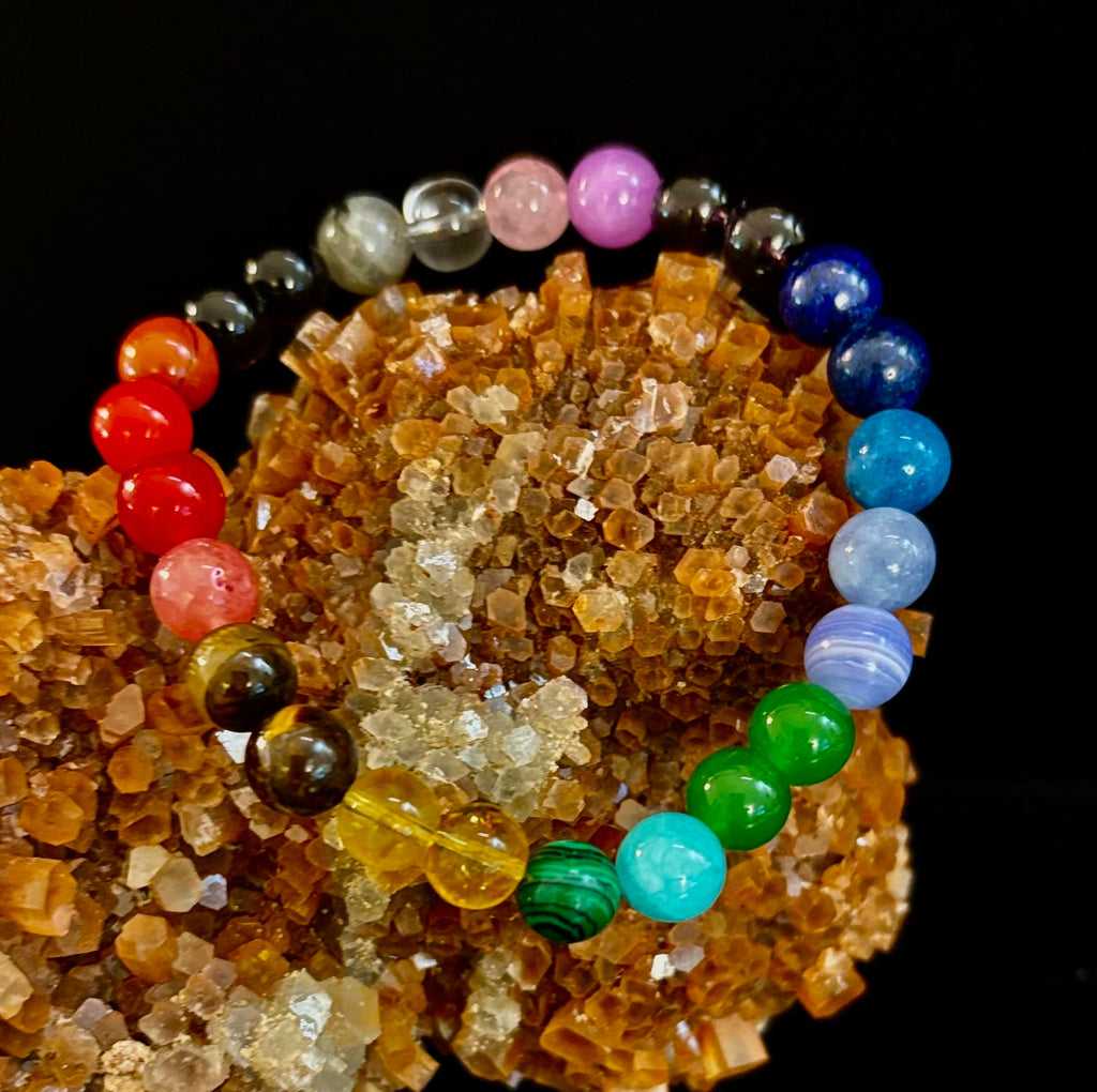 Bohemian Chakra Healing Bracelet – Energy Balance, Spiritual Wellness & Free-Spirited Style | | Wiccan Center