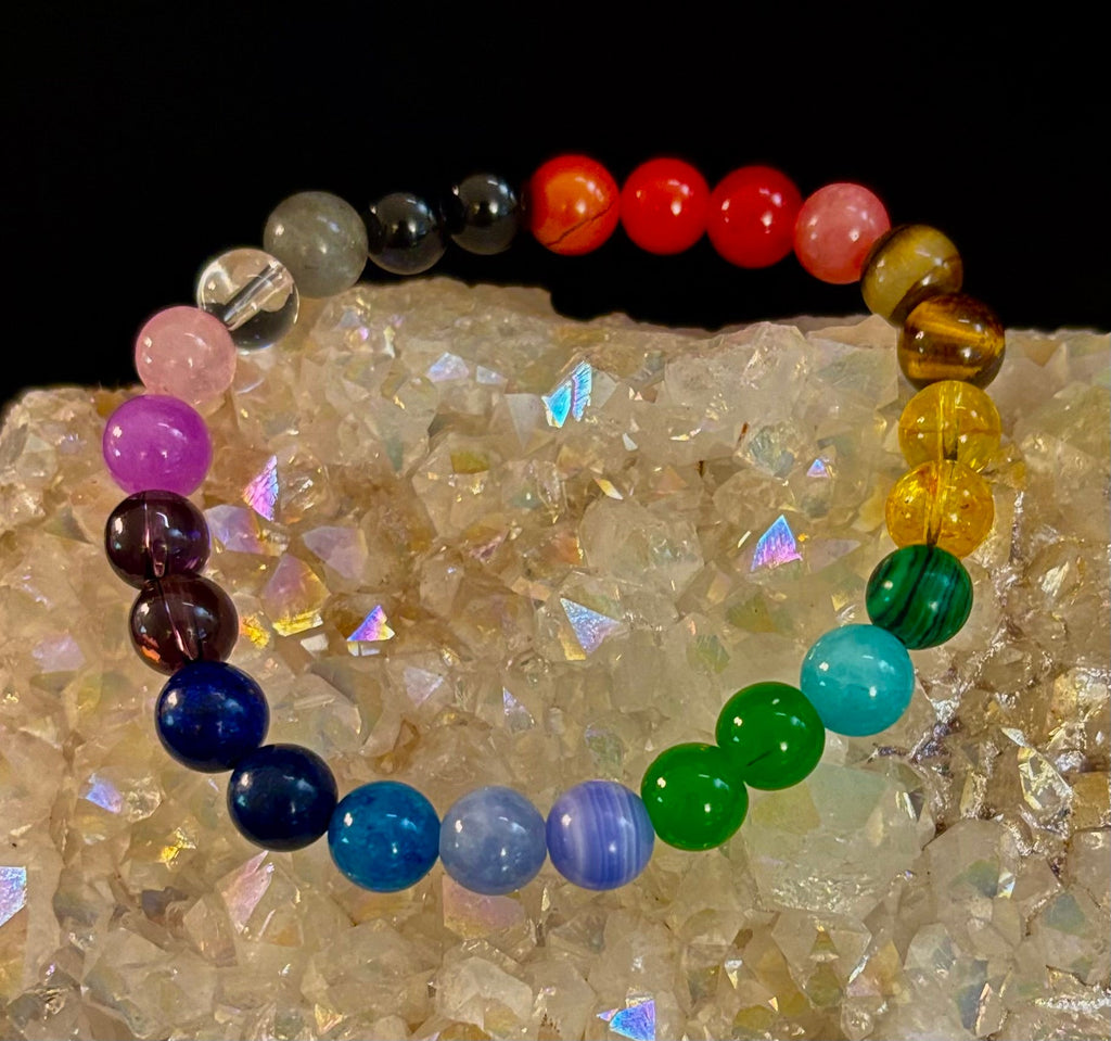 Bohemian Chakra Healing Bracelet – Energy Balance, Spiritual Wellness & Free-Spirited Style | | Wiccan Center