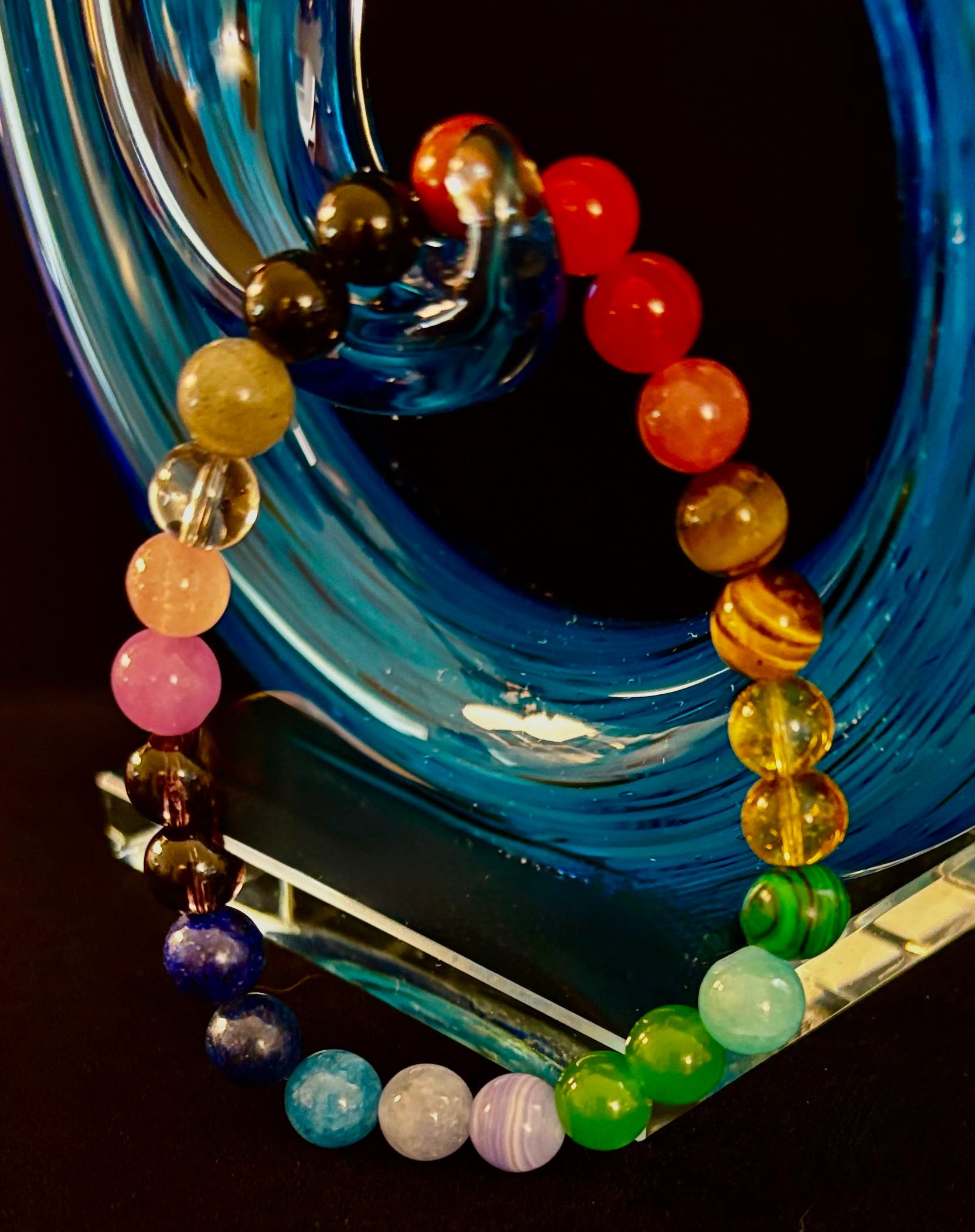Bohemian Chakra Healing Bracelet – Energy Balance, Spiritual Wellness & Free-Spirited Style | | Wiccan Center