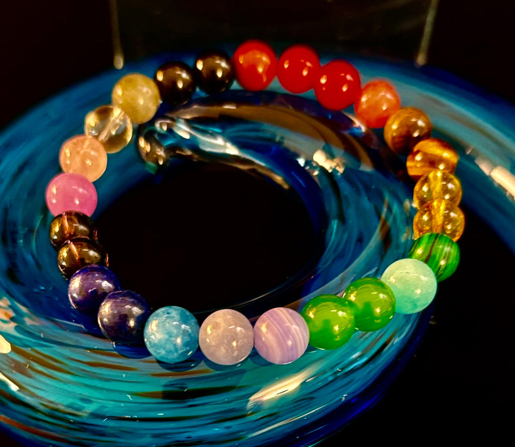 Bohemian Chakra Healing Bracelet – Energy Balance, Spiritual Wellness & Free-Spirited Style | | Wiccan Center