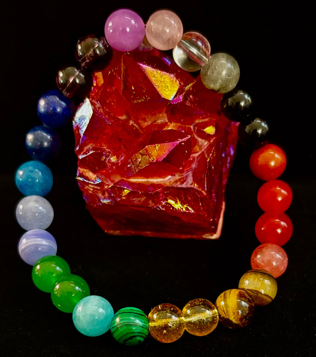 Bohemian Chakra Healing Bracelet – Energy Balance, Spiritual Wellness & Free-Spirited Style | | Wiccan Center