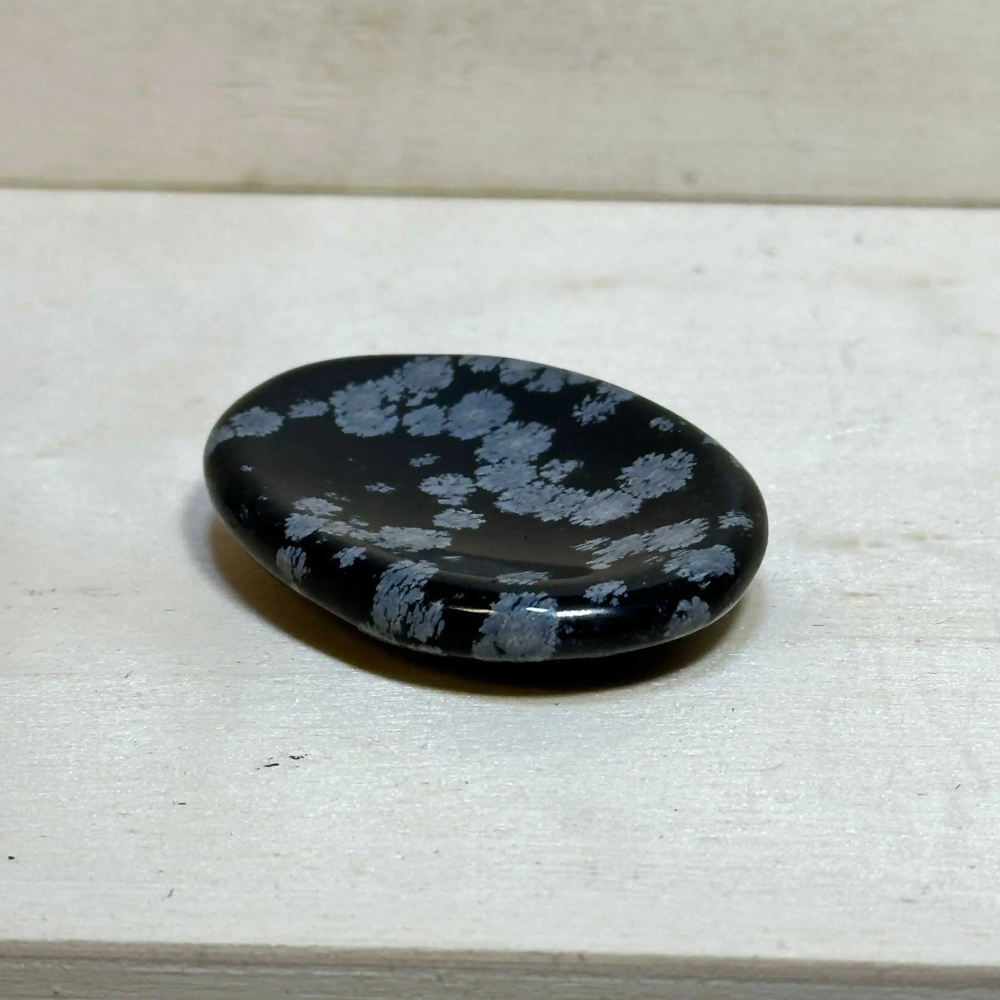 Snowflake Obsidian Comfort Stone | Tumbled Stones | Wiccan Center