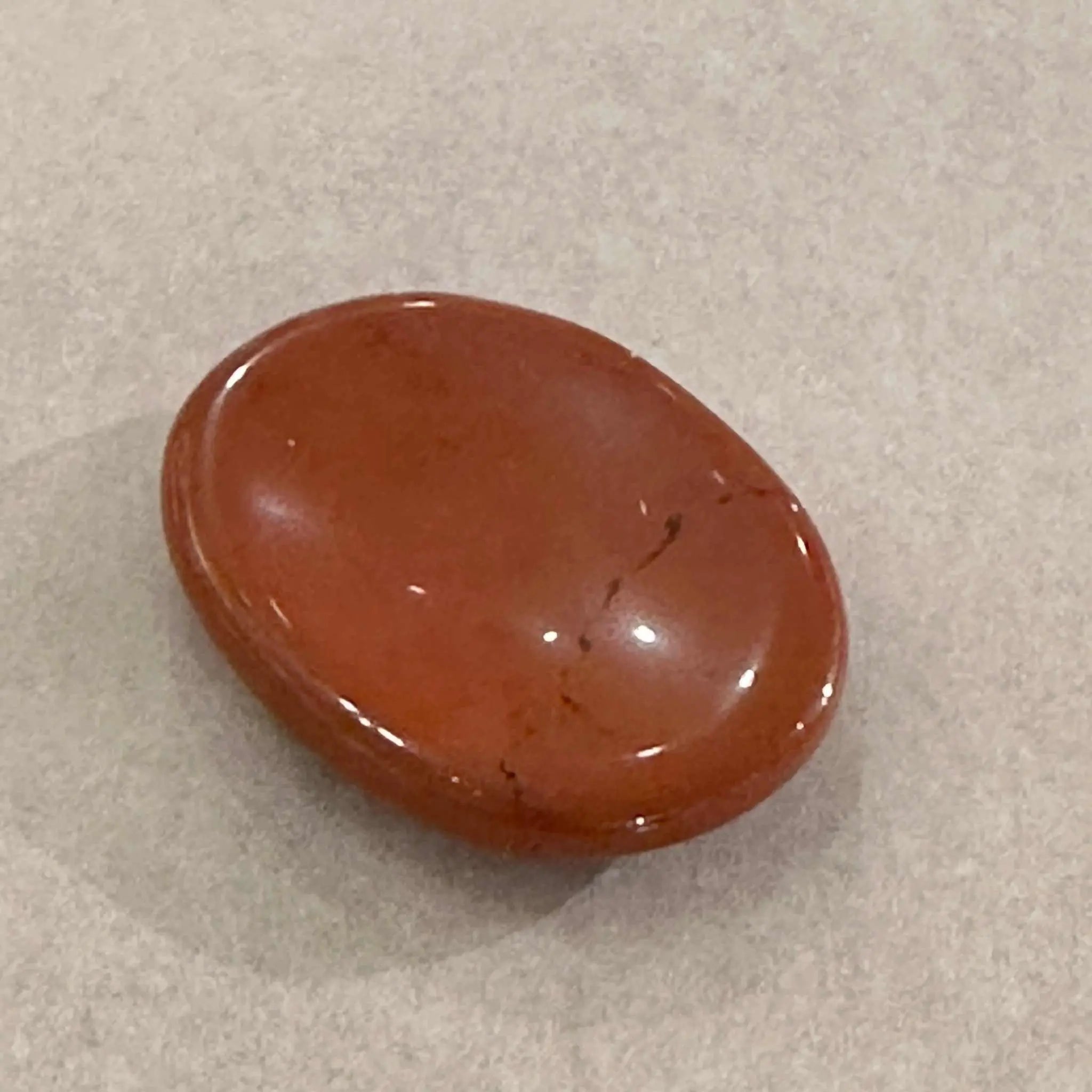Red Jasper Comfort Stone | Tumbled Stones | Wiccan Center