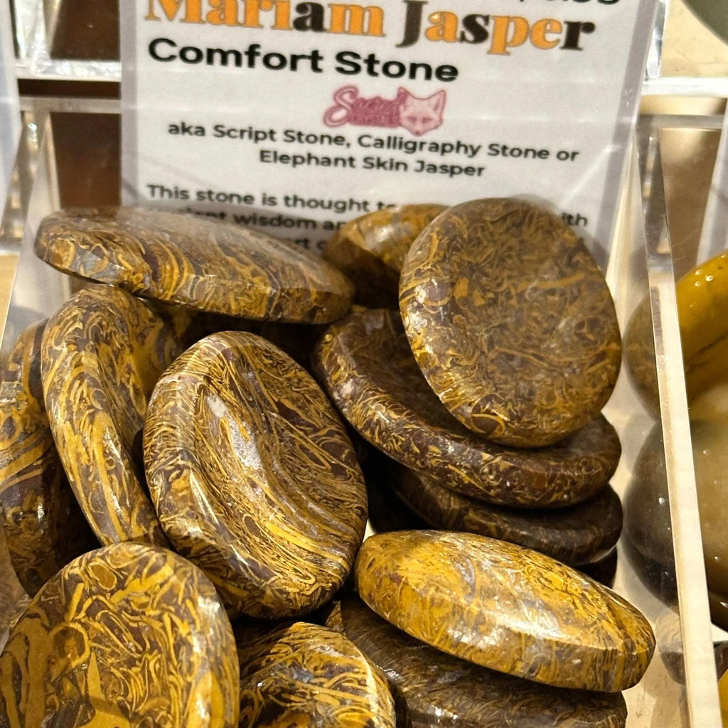 Mariam's Calligraphy Comfort Stone | Tumbled Stones | Wiccan Center