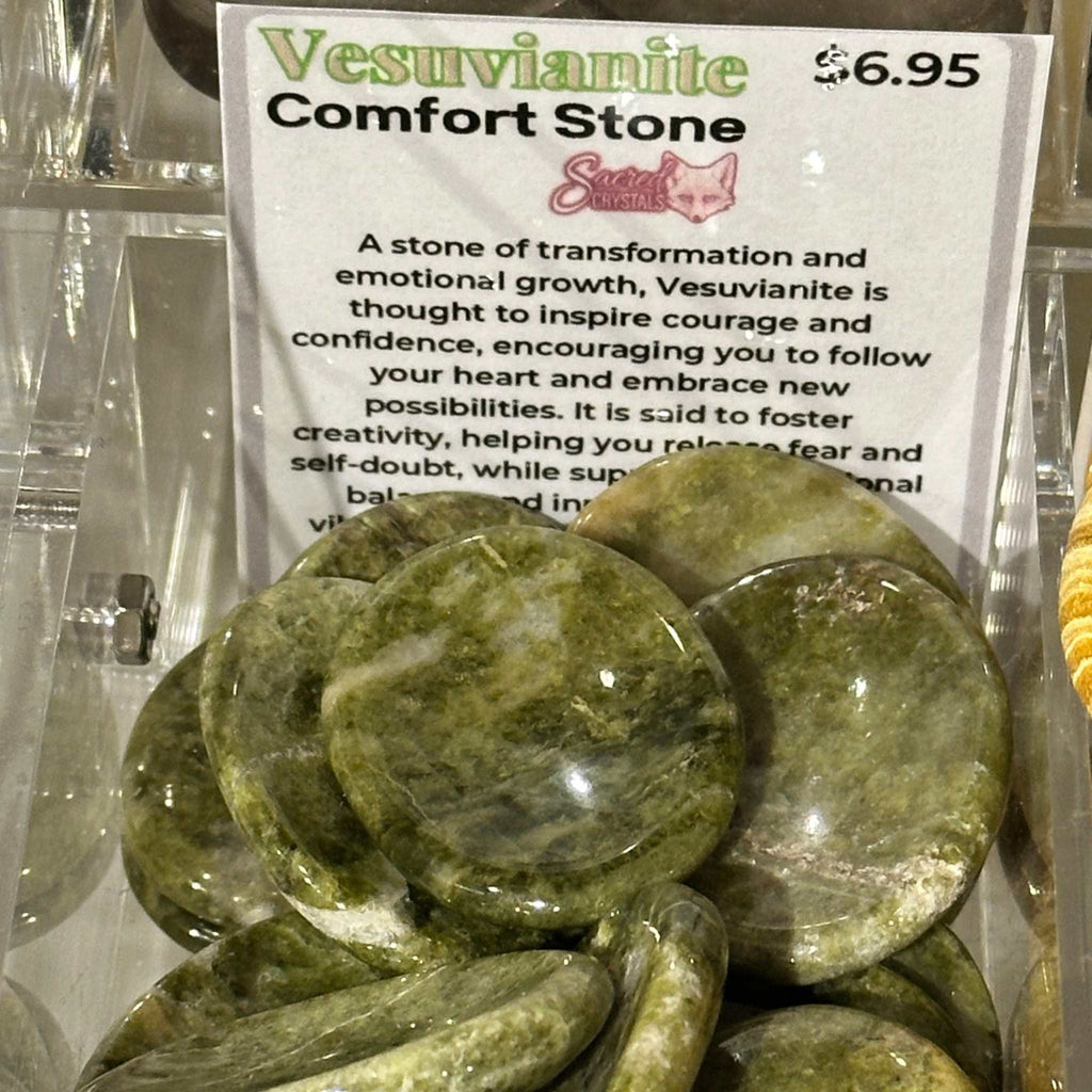 Vesuvianite Comfort Stone | Tumbled Stones | Wiccan Center