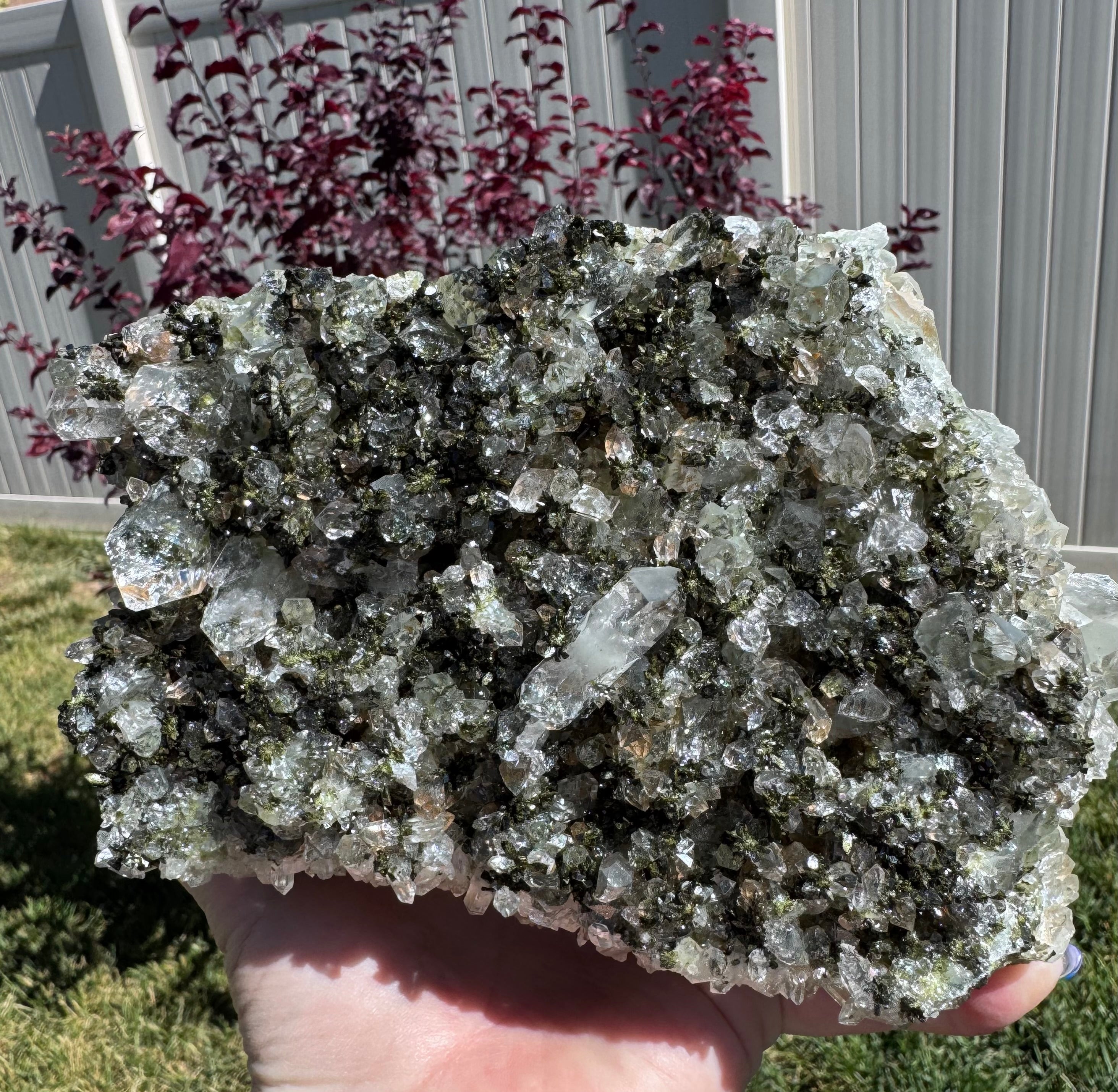 Epidote and Quartz (Turkey) | | Wiccan Center
