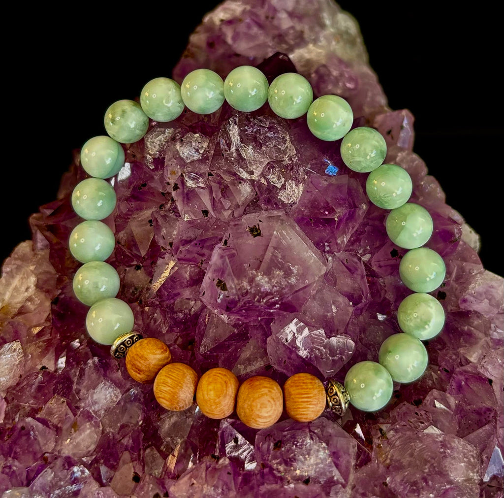 Green Moonstone Aromatherapy Diffuser Bracelet | | Wiccan Center