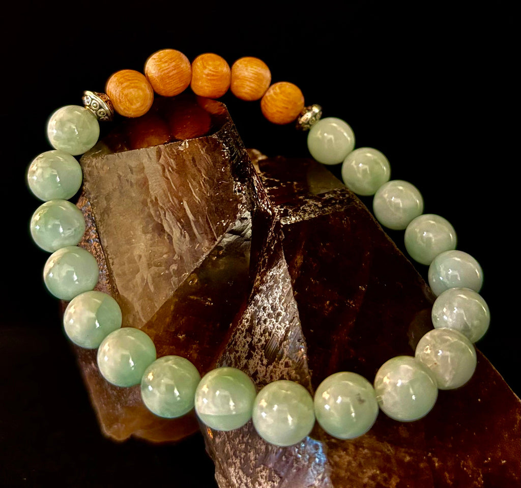 Green Moonstone Aromatherapy Diffuser Bracelet | | Wiccan Center