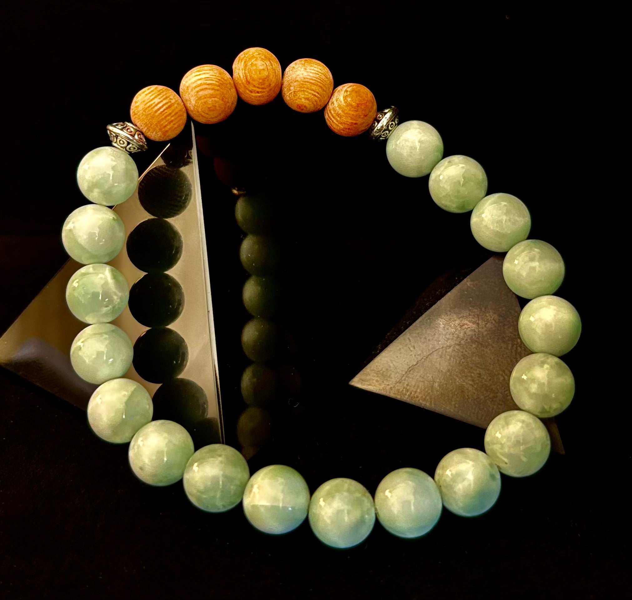 Green Moonstone Aromatherapy Diffuser Bracelet | | Wiccan Center