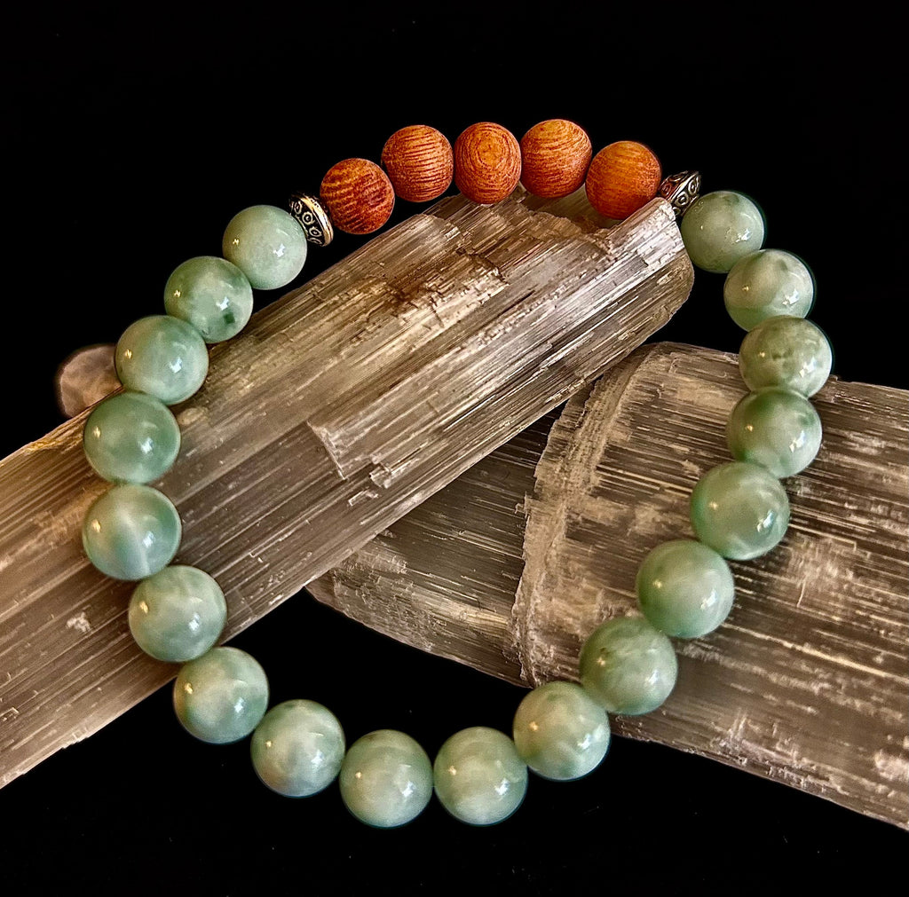 Green Moonstone Aromatherapy Diffuser Bracelet | | Wiccan Center