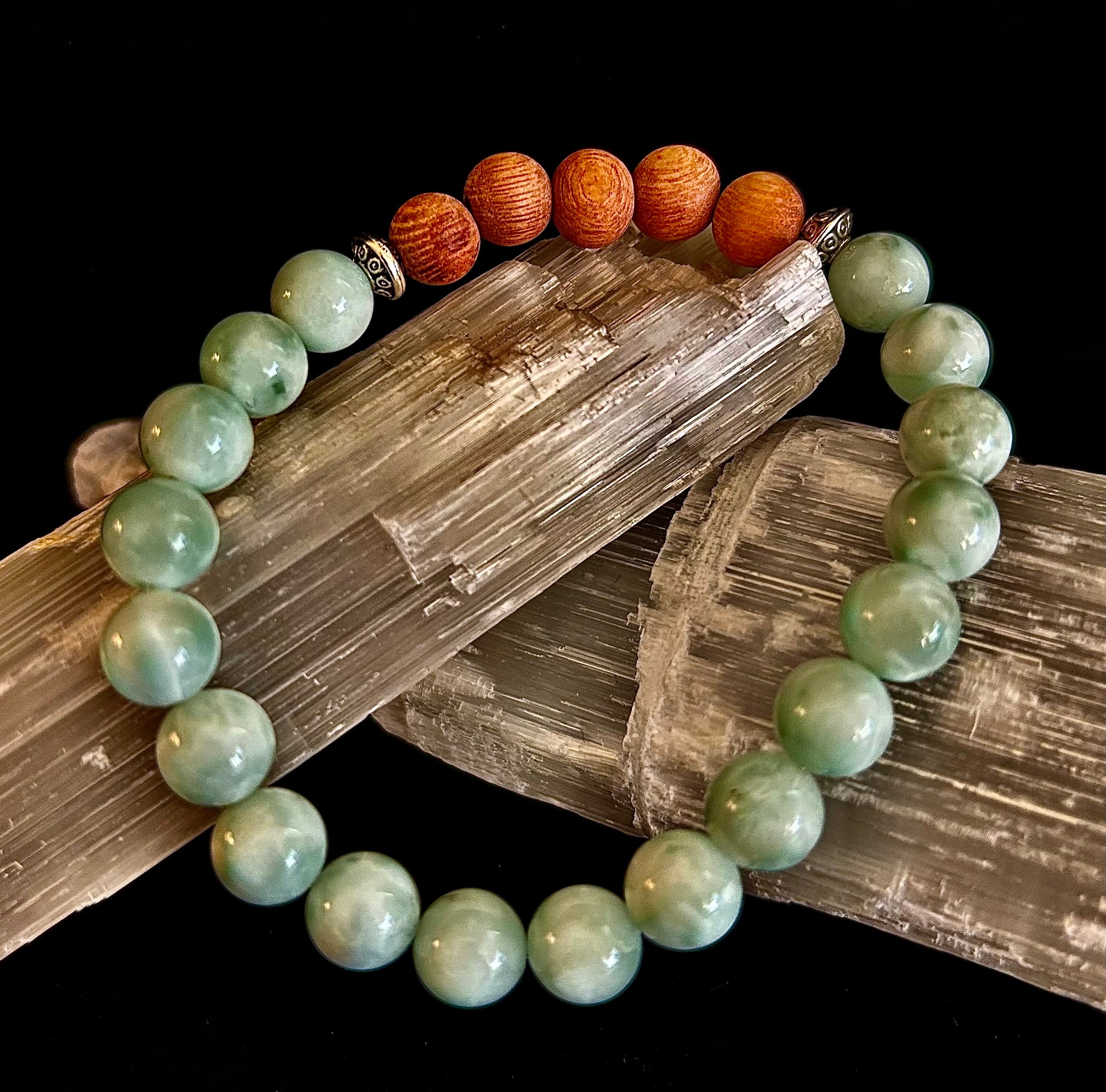 Green Moonstone Aromatherapy Diffuser Bracelet | | Wiccan Center