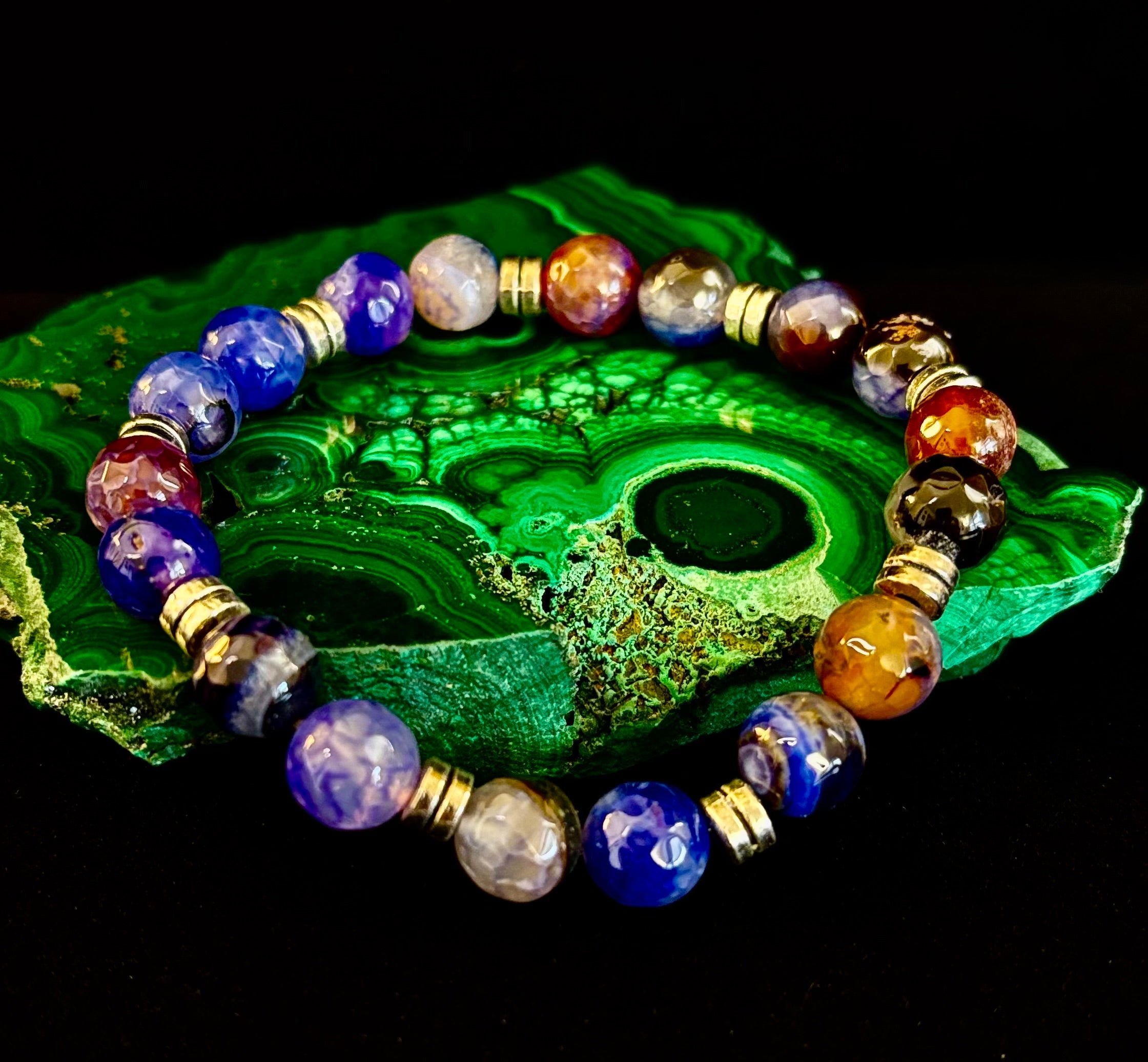 Puerto Vallarta Handmade Crystal Bracelet – Multi-Stone Energy Bracelet (8") | | Wiccan Center