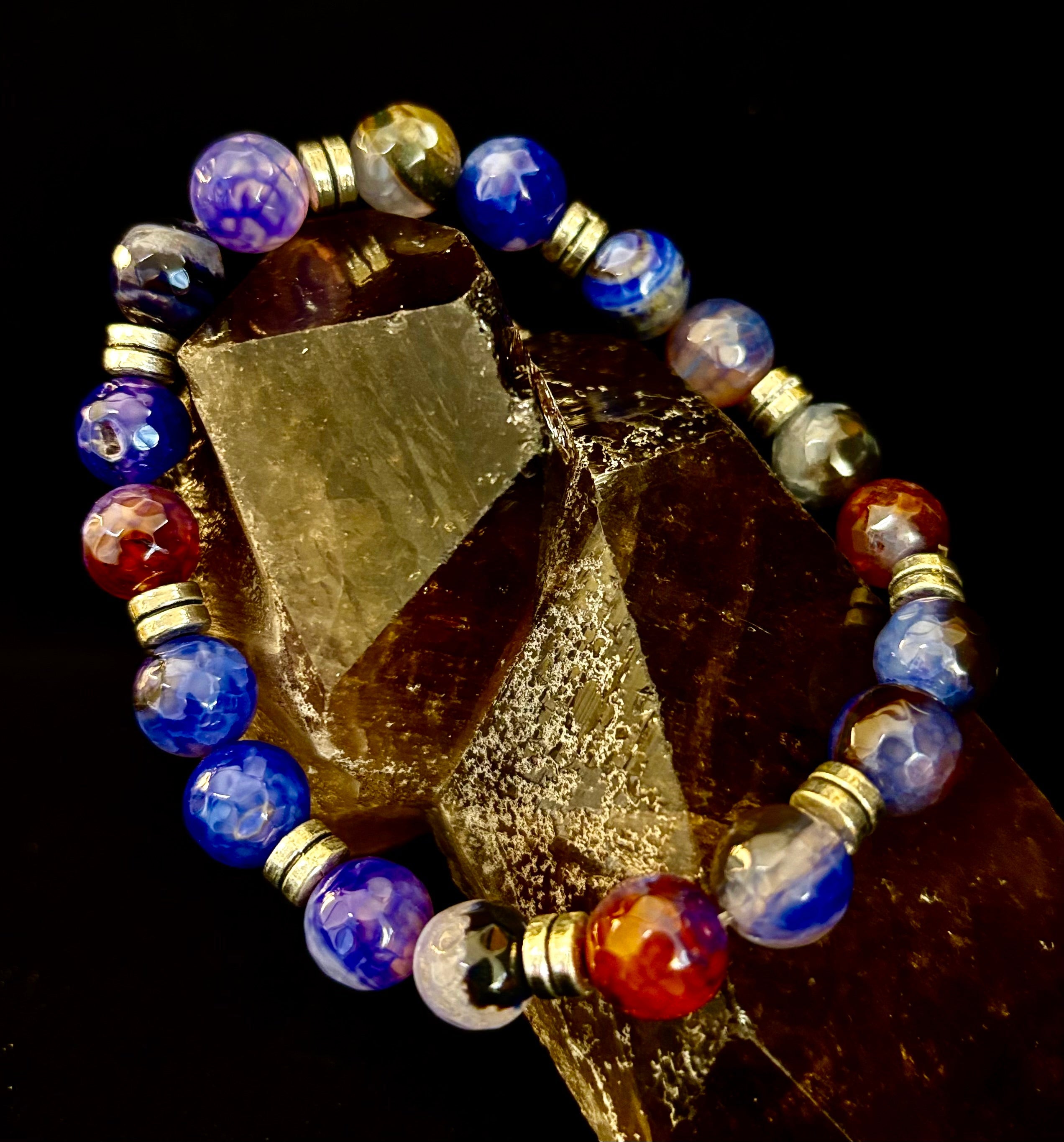 Puerto Vallarta Handmade Crystal Bracelet – Multi-Stone Energy Bracelet (8") | | Wiccan Center