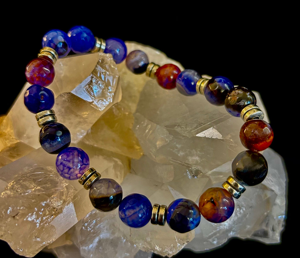 Puerto Vallarta Handmade Crystal Bracelet – Multi-Stone Energy Bracelet (8") | | Wiccan Center