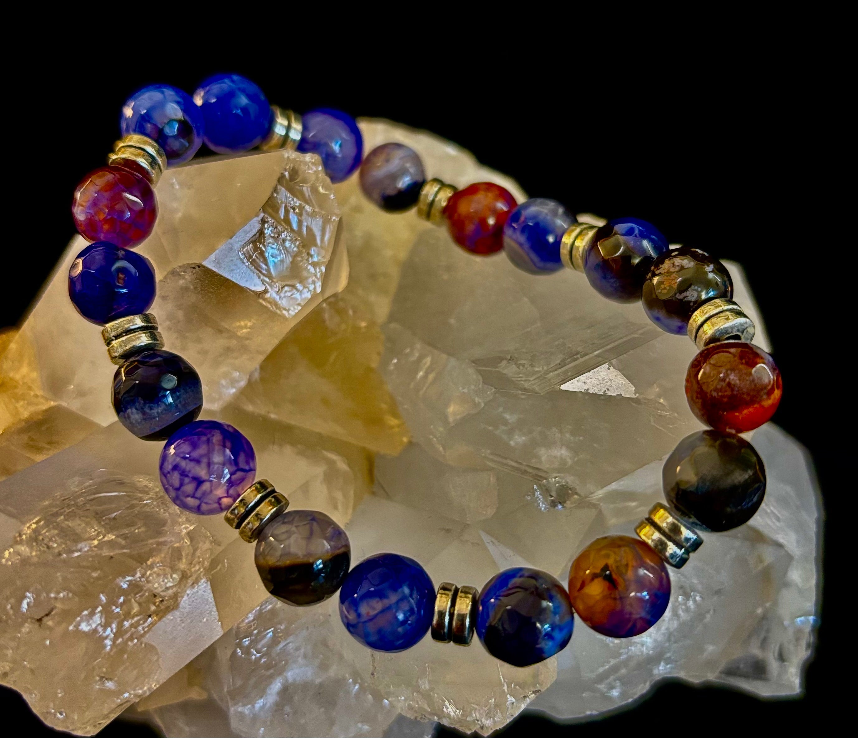 Puerto Vallarta Handmade Crystal Bracelet – Multi-Stone Energy Bracelet (8") | | Wiccan Center