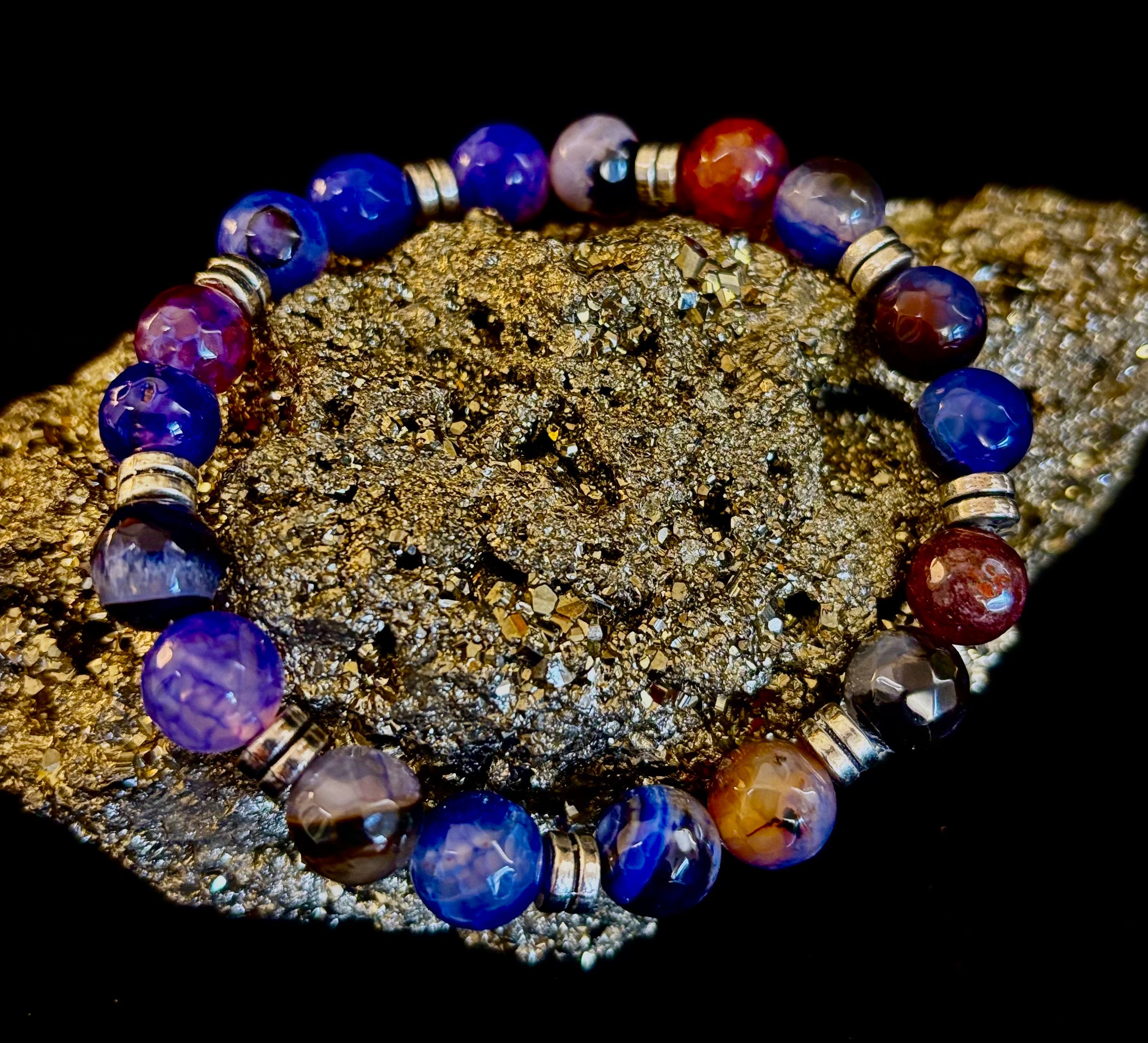Puerto Vallarta Handmade Crystal Bracelet – Multi-Stone Energy Bracelet (8") | | Wiccan Center