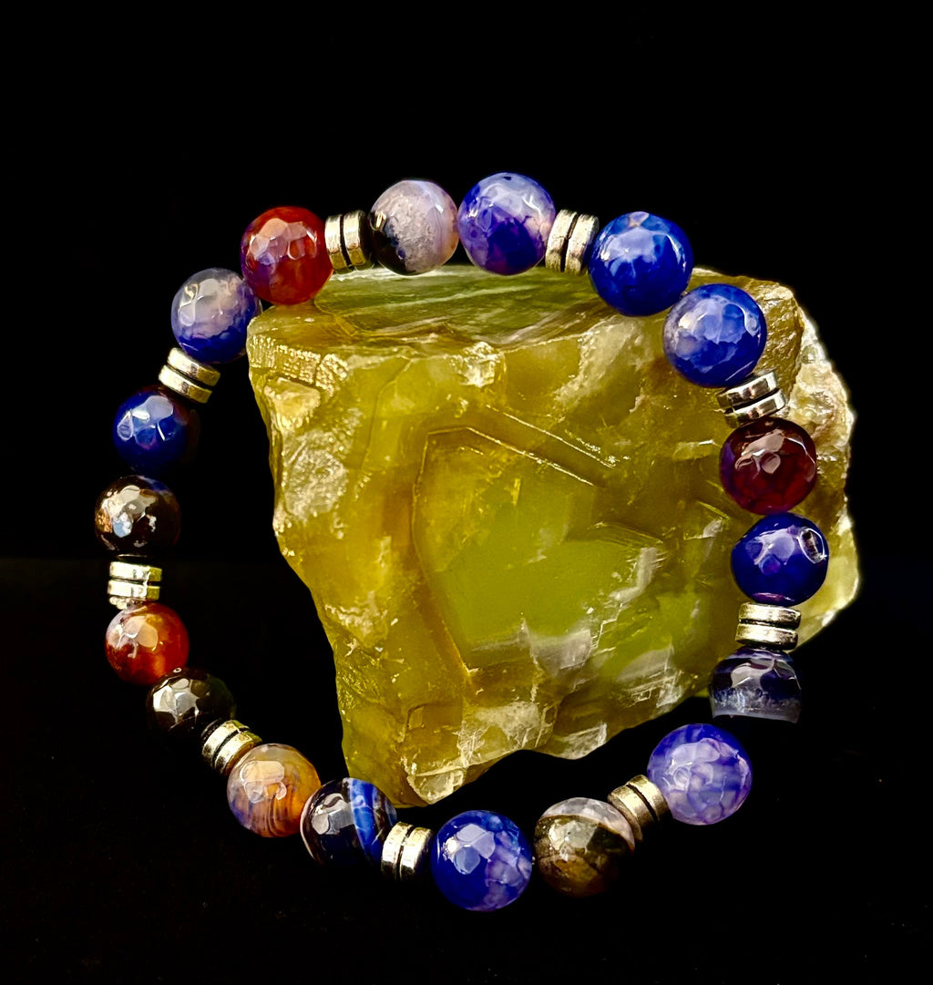 Puerto Vallarta Handmade Crystal Bracelet – Multi-Stone Energy Bracelet (8") | | Wiccan Center