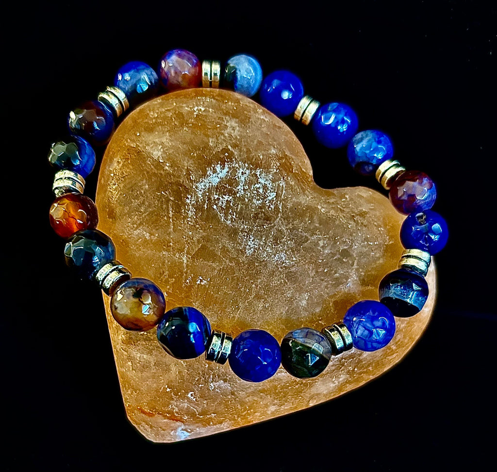 Puerto Vallarta Handmade Crystal Bracelet – Multi-Stone Energy Bracelet (8") | | Wiccan Center
