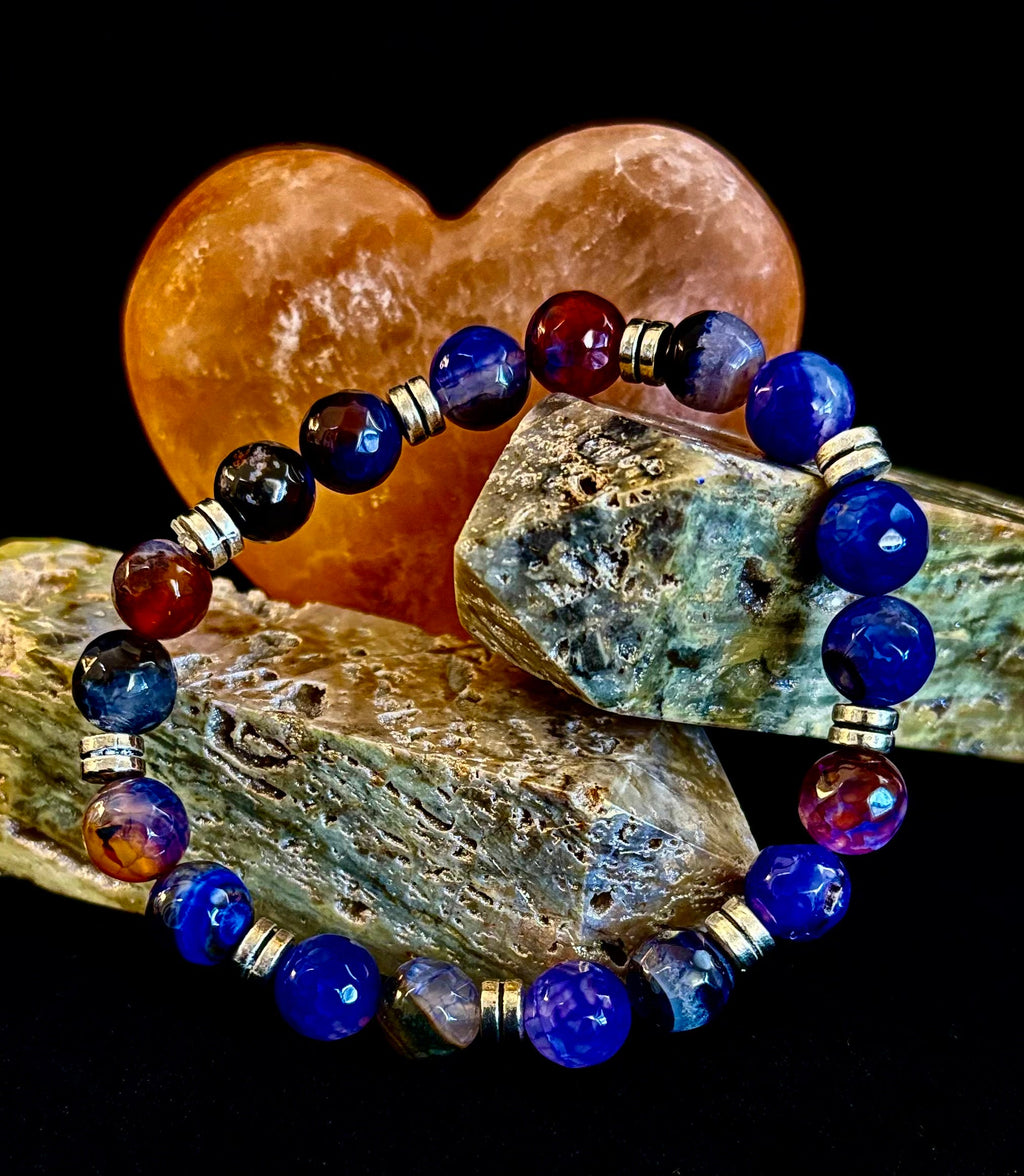 Puerto Vallarta Handmade Crystal Bracelet – Multi-Stone Energy Bracelet (8") | | Wiccan Center