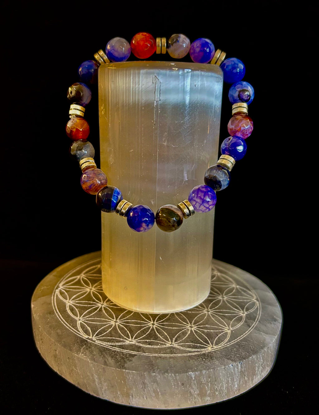 Puerto Vallarta Handmade Crystal Bracelet – Multi-Stone Energy Bracelet (8") | | Wiccan Center