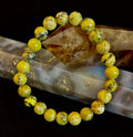 Yellow Turquoise Energy Bracelet – 8mm Natural Gemstone Bracelet (Medium Fit) | | Wiccan Center
