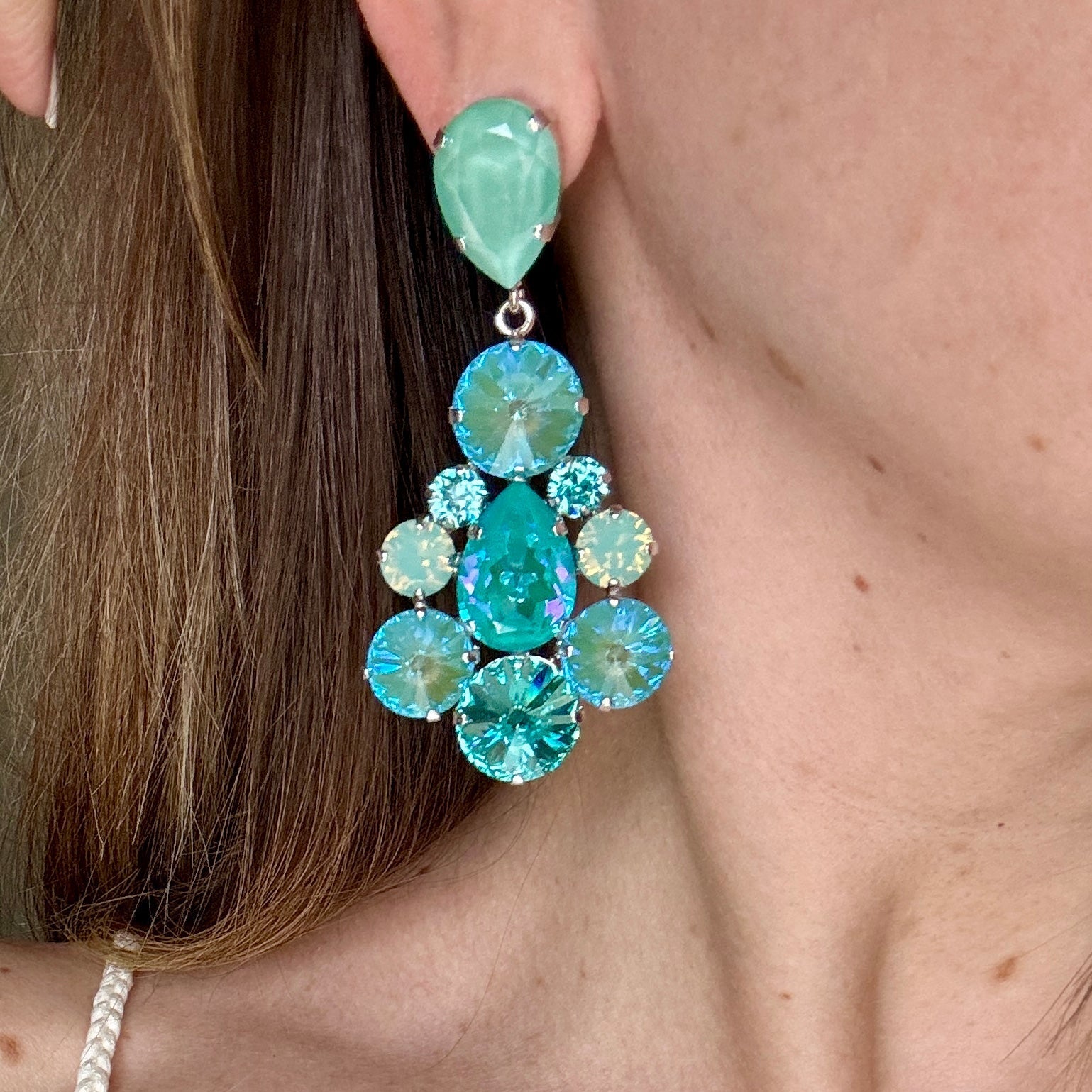 Barbie Blue Shimmer Earrings