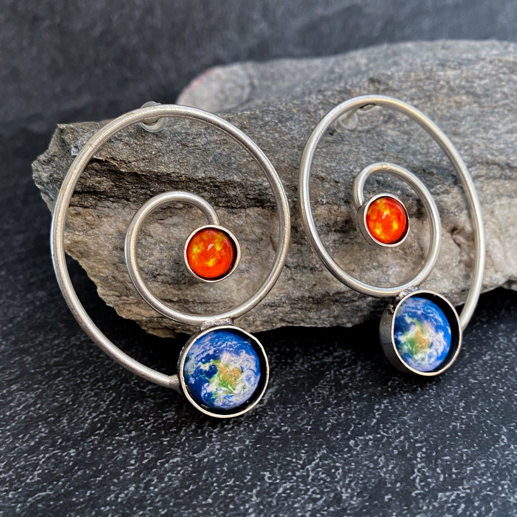 Earth's Orbit Earrings | Earrings | Wiccan Center