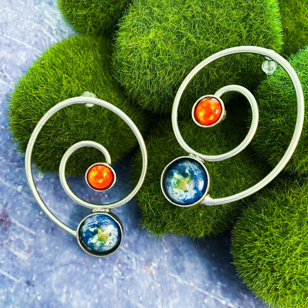 Earth's Orbit Earrings | Earrings | Wiccan Center