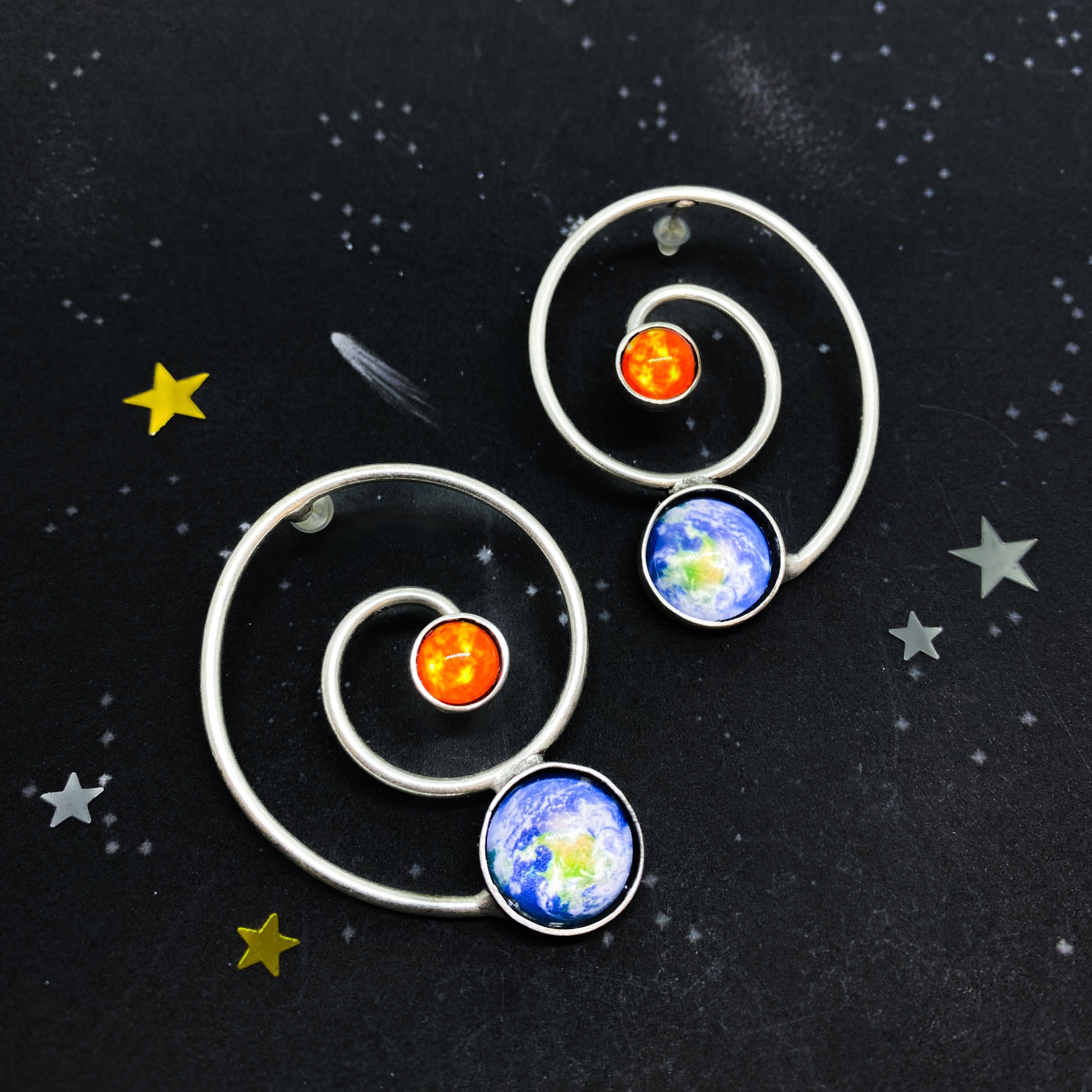 Earth's Orbit Earrings | Earrings | Wiccan Center