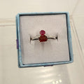 Sterling Silver Garnet & Ruby Ring - Size 8 - Passionate, Energizing, Courageous | Rings | Wiccan Center